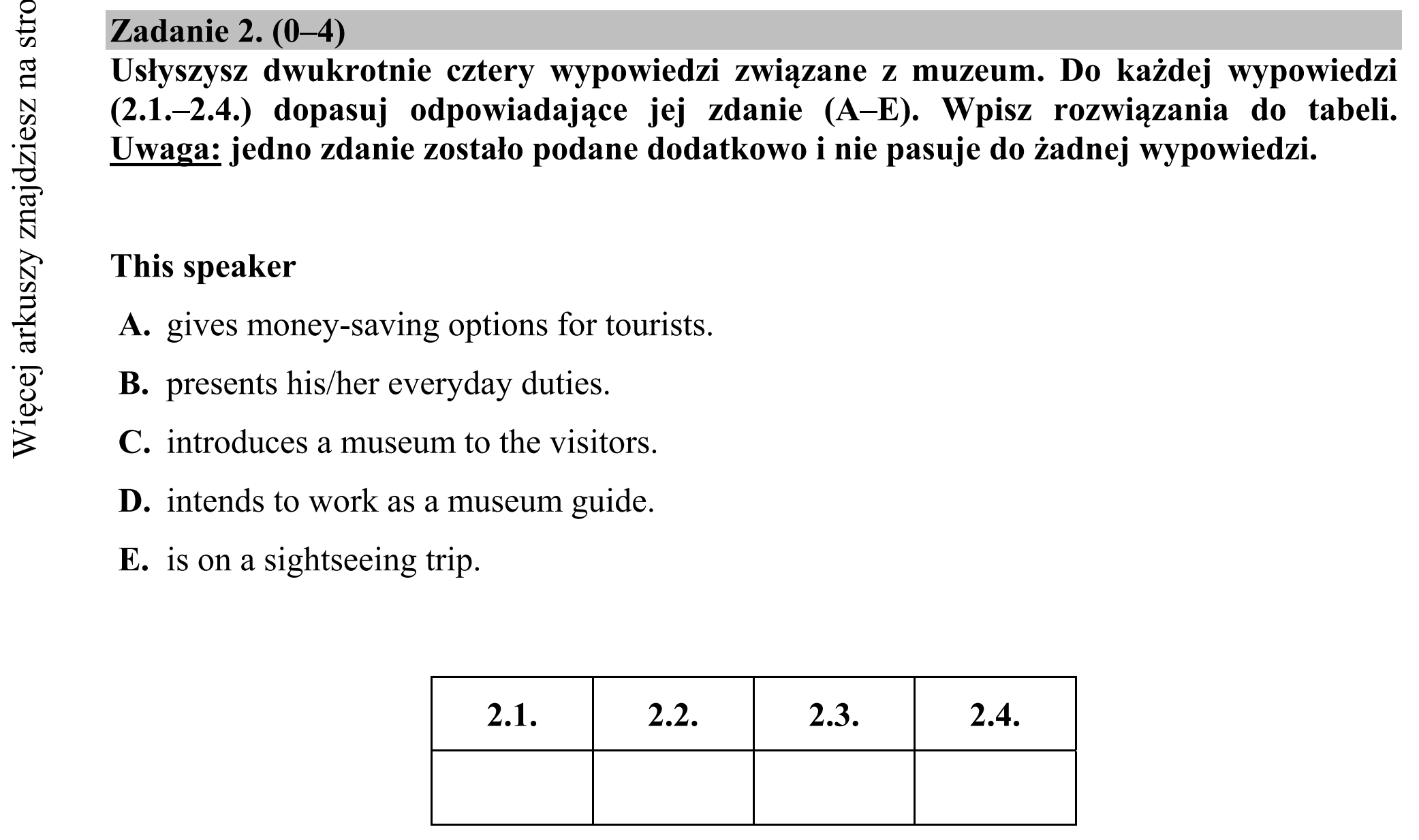Matura dodatkowa, czerwiec 2015, podgląd zadania 2