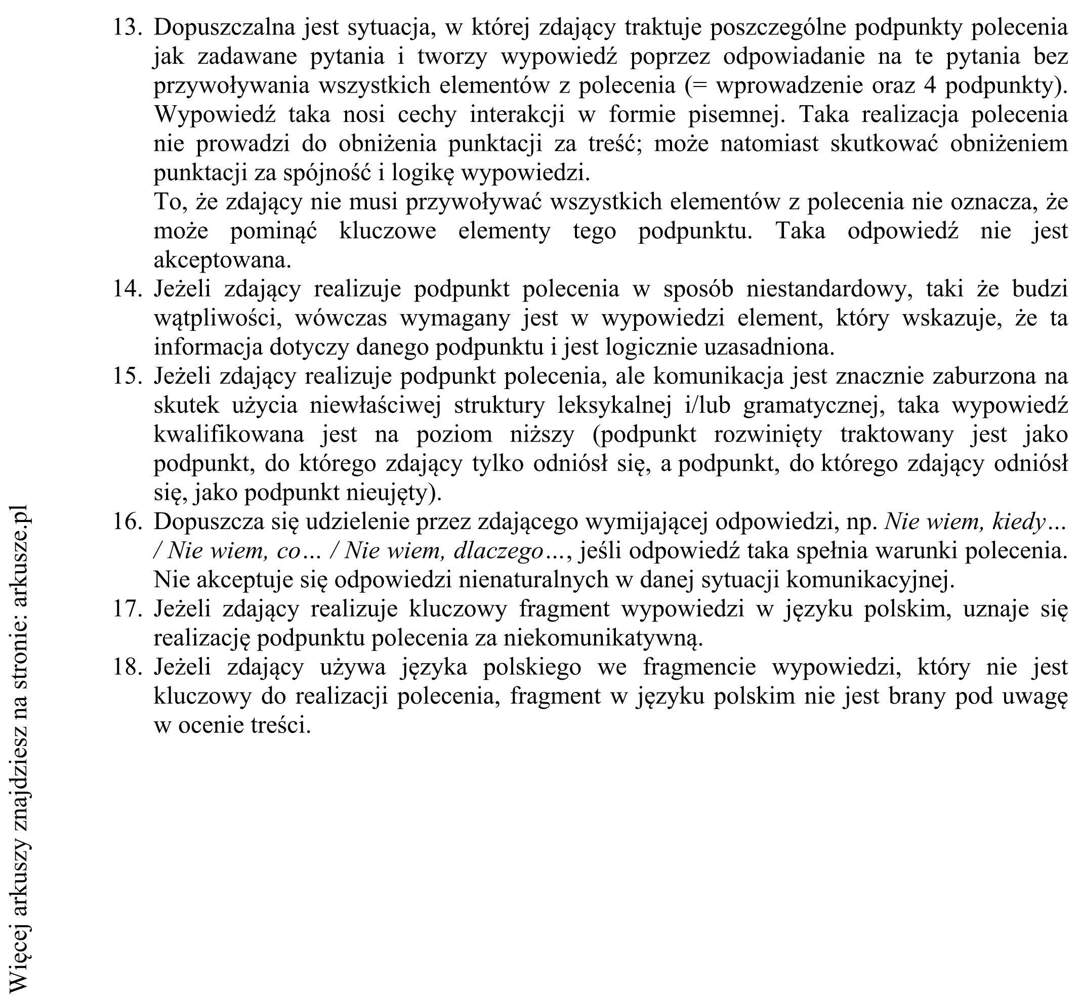 Matura dodatkowa, czerwiec 2016, odpowiedź do zadania 10, fragment 3