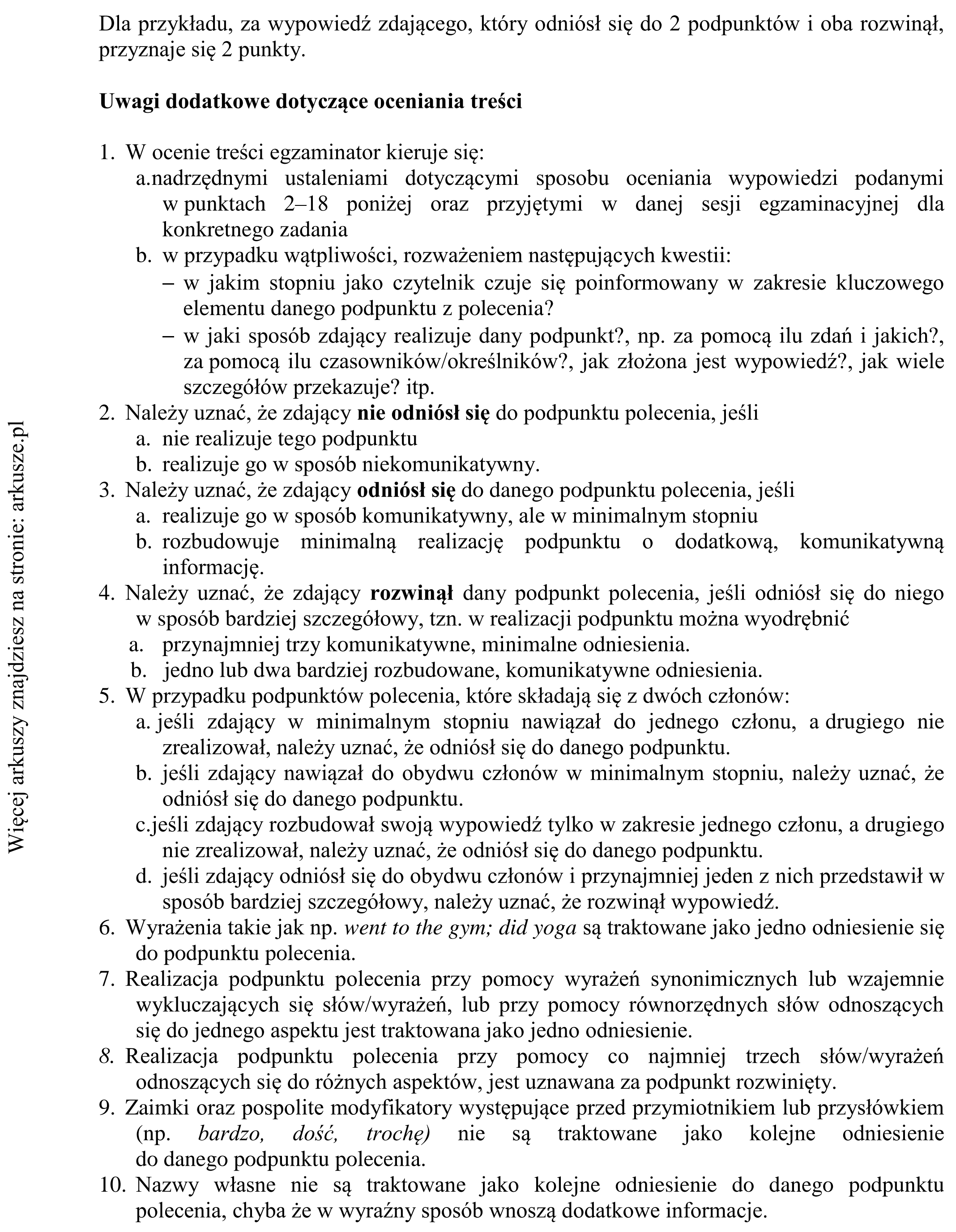 Matura dodatkowa, czerwiec 2017, odpowiedź do zadania 10, fragment 2