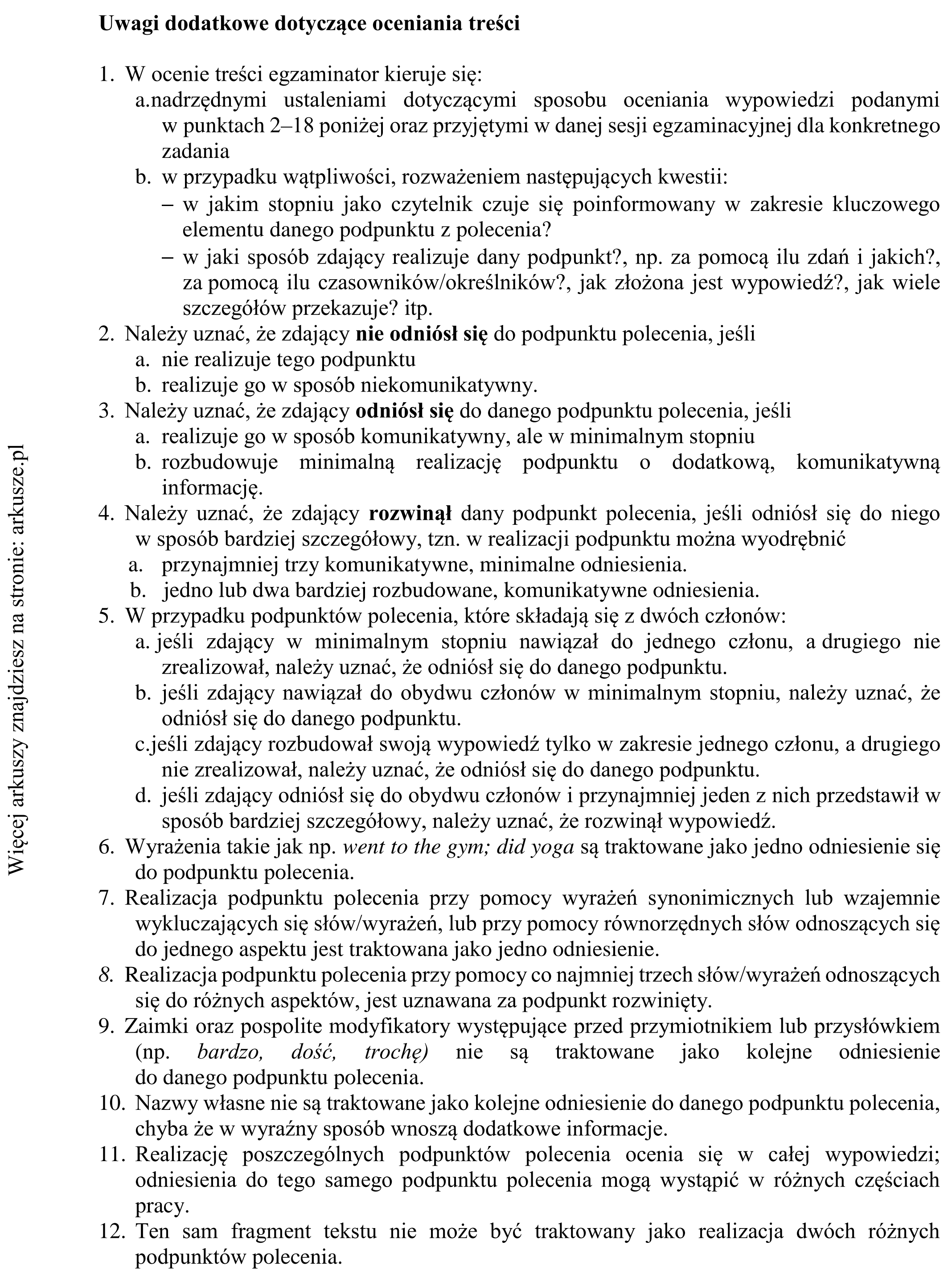 Matura dodatkowa, czerwiec 2018, odpowiedź do zadania 10, fragment 2