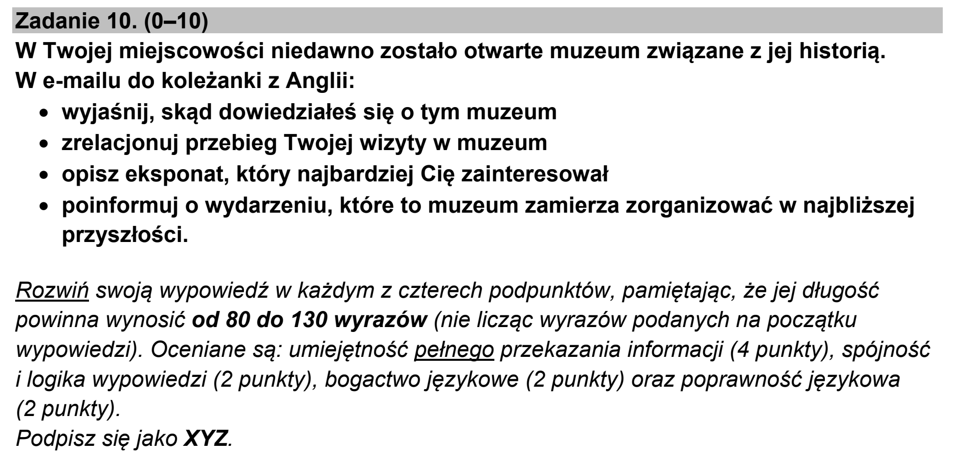 Matura dodatkowa, czerwiec 2024, podgląd zadania 10