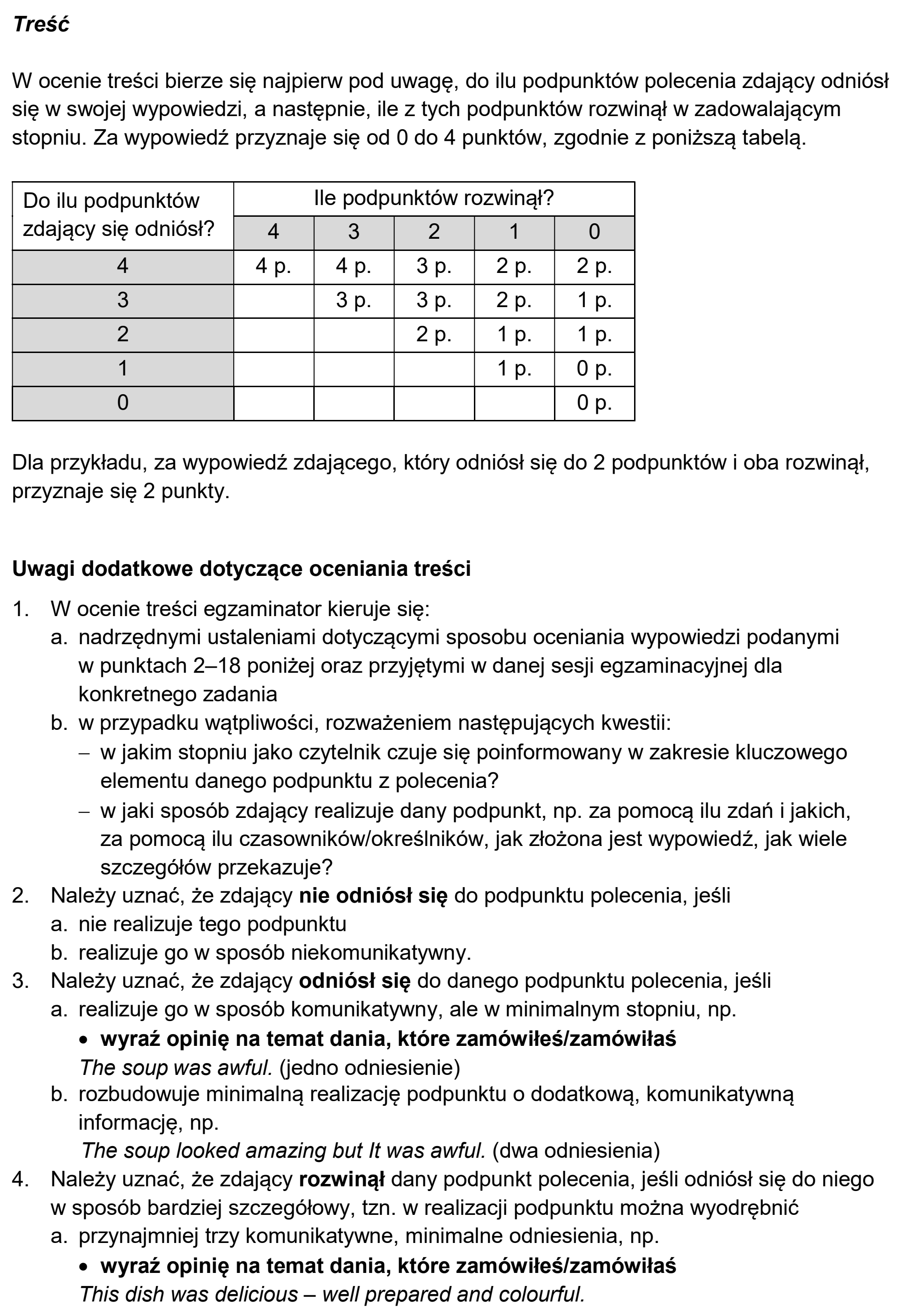 Matura dodatkowa, czerwiec 2025, odpowiedź do zadania 10, fragment 2
