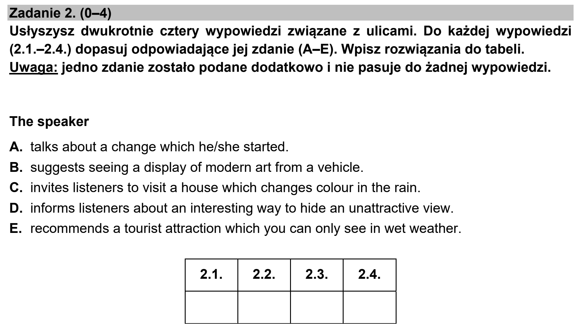 Matura, maj 2021, podgląd zadania 2