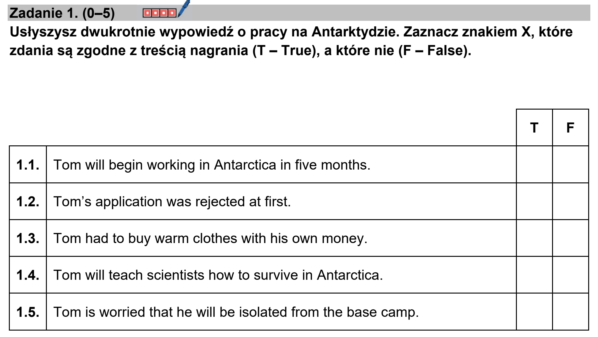 Matura, maj 2025, podgląd zadania 1
