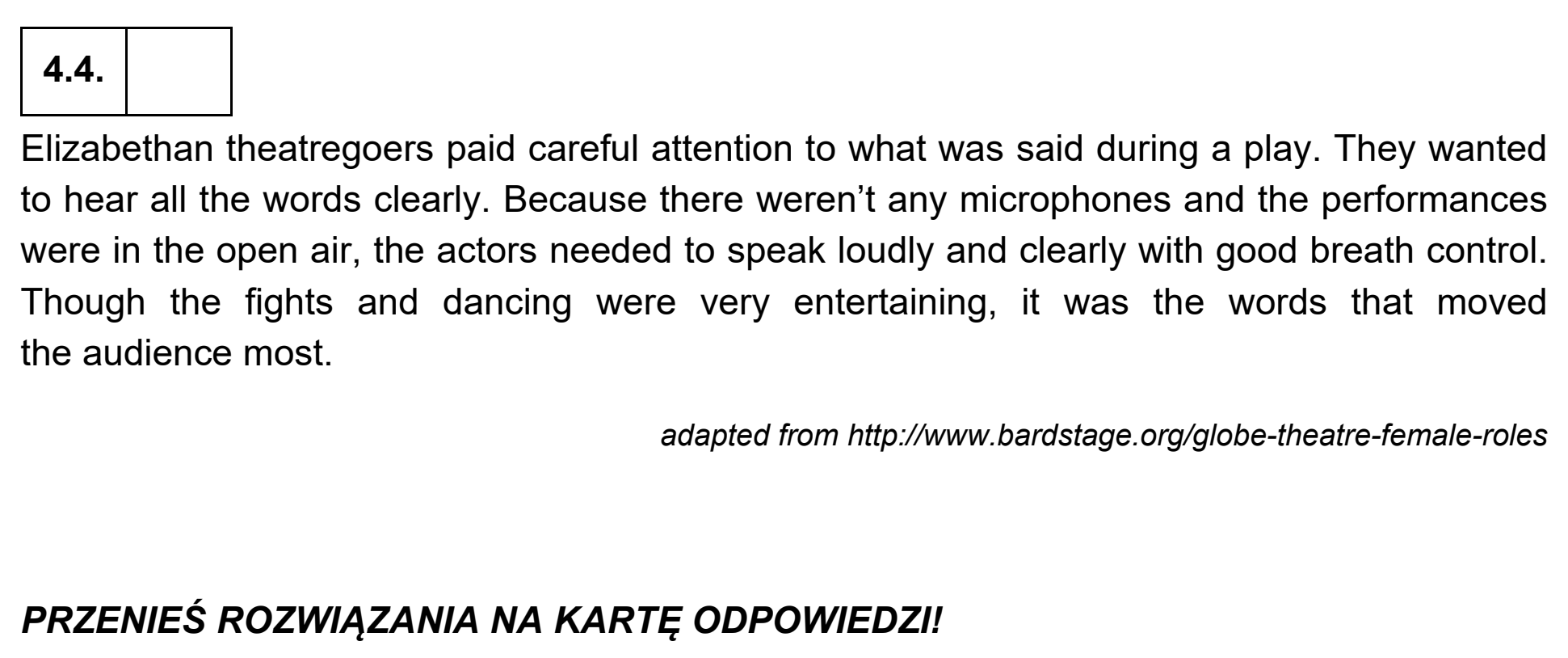 Matura próbna, marzec 2021, podgląd zadania 4, fragment 2