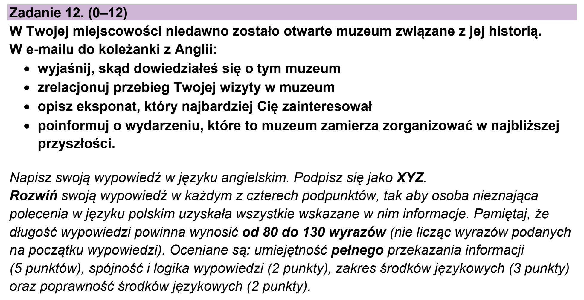 Matura dodatkowa, czerwiec 2024, podgląd zadania 12