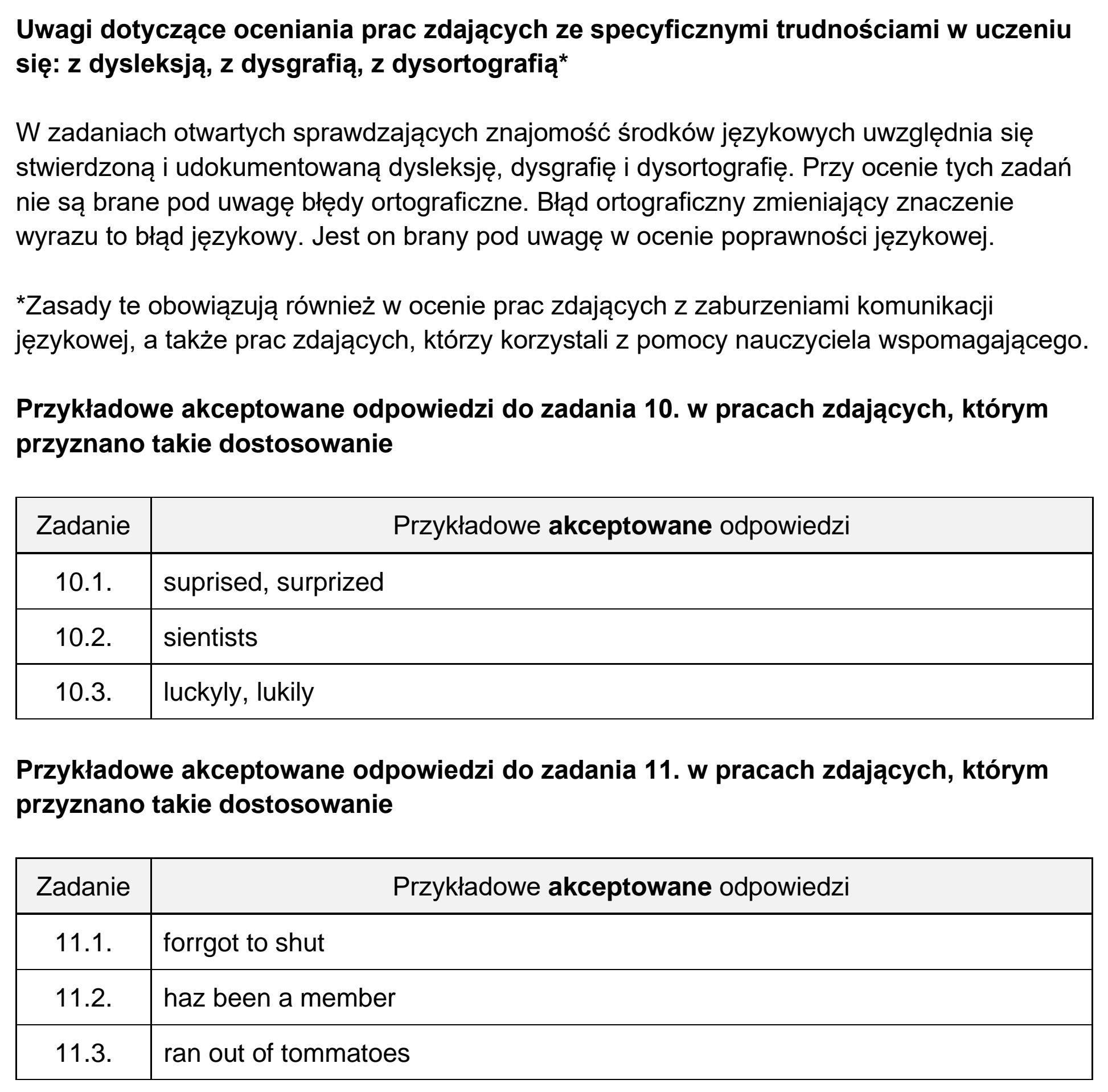 Matura próbna, grudzien 2023, odpowiedź do zadania 11, fragment 2