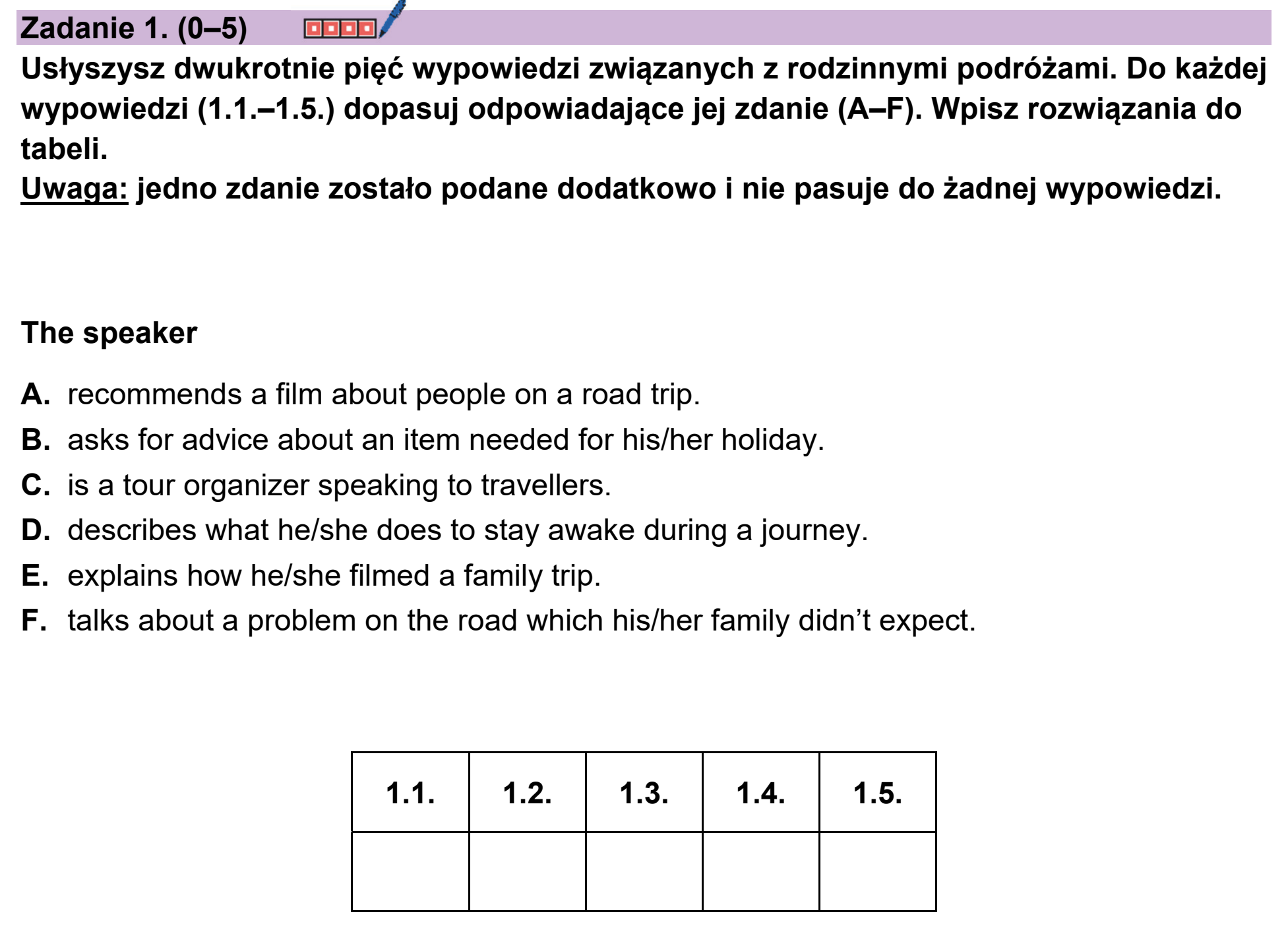 Matura, maj 2025, podgląd zadania 1