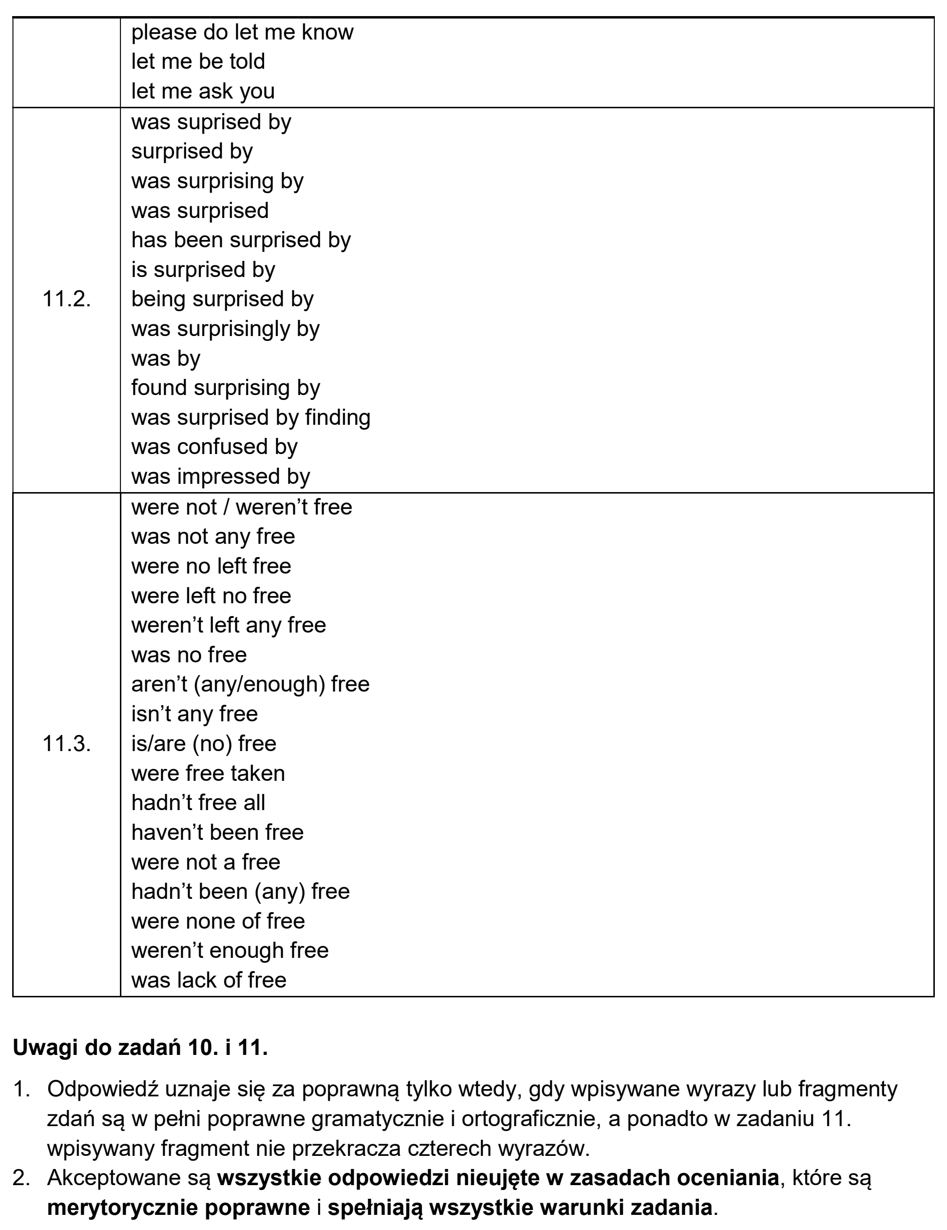 Matura, maj 2026, odpowiedź do zadania 11, fragment 2