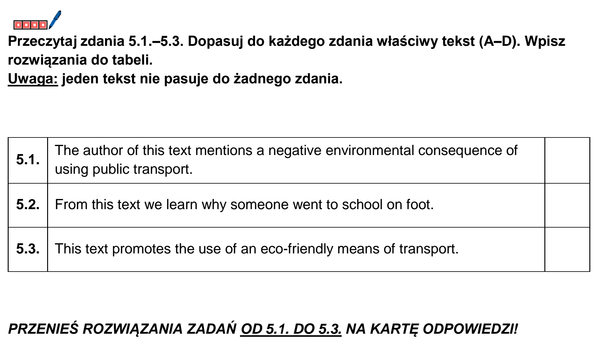 Matura próbna, marzec 2026, podgląd zadania 5, fragment 3