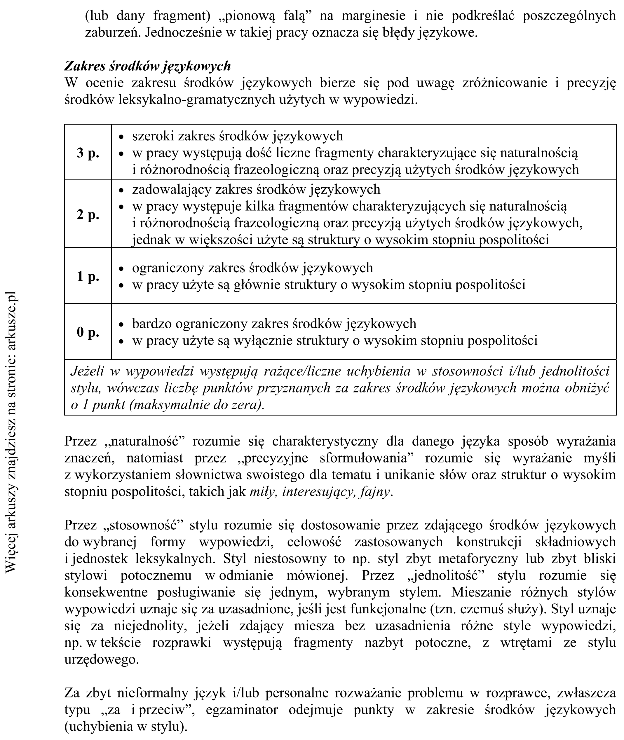 Matura dodatkowa, czerwiec 2016, odpowiedź do zadania 10, fragment 10