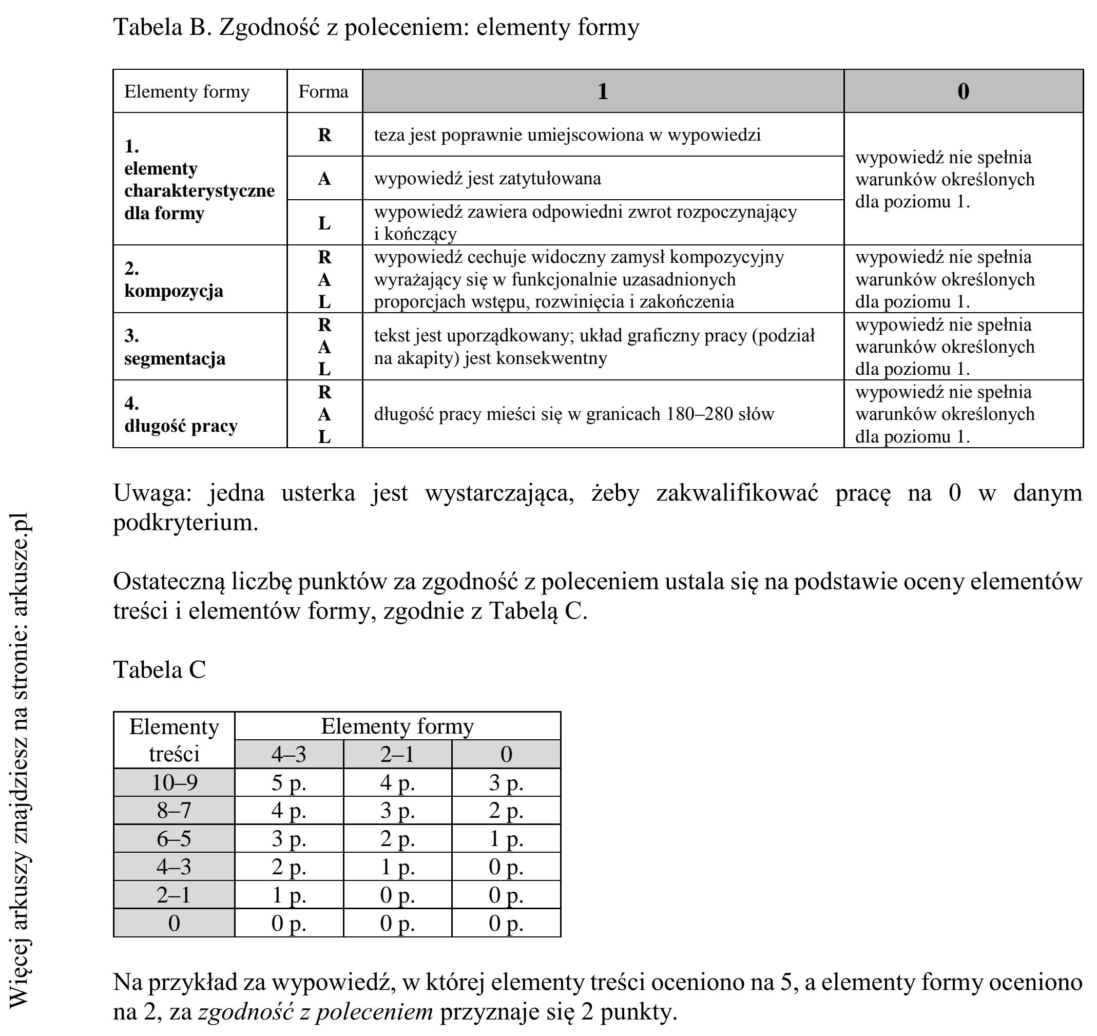 Matura dodatkowa, czerwiec 2018, odpowiedź do zadania 10, fragment 3