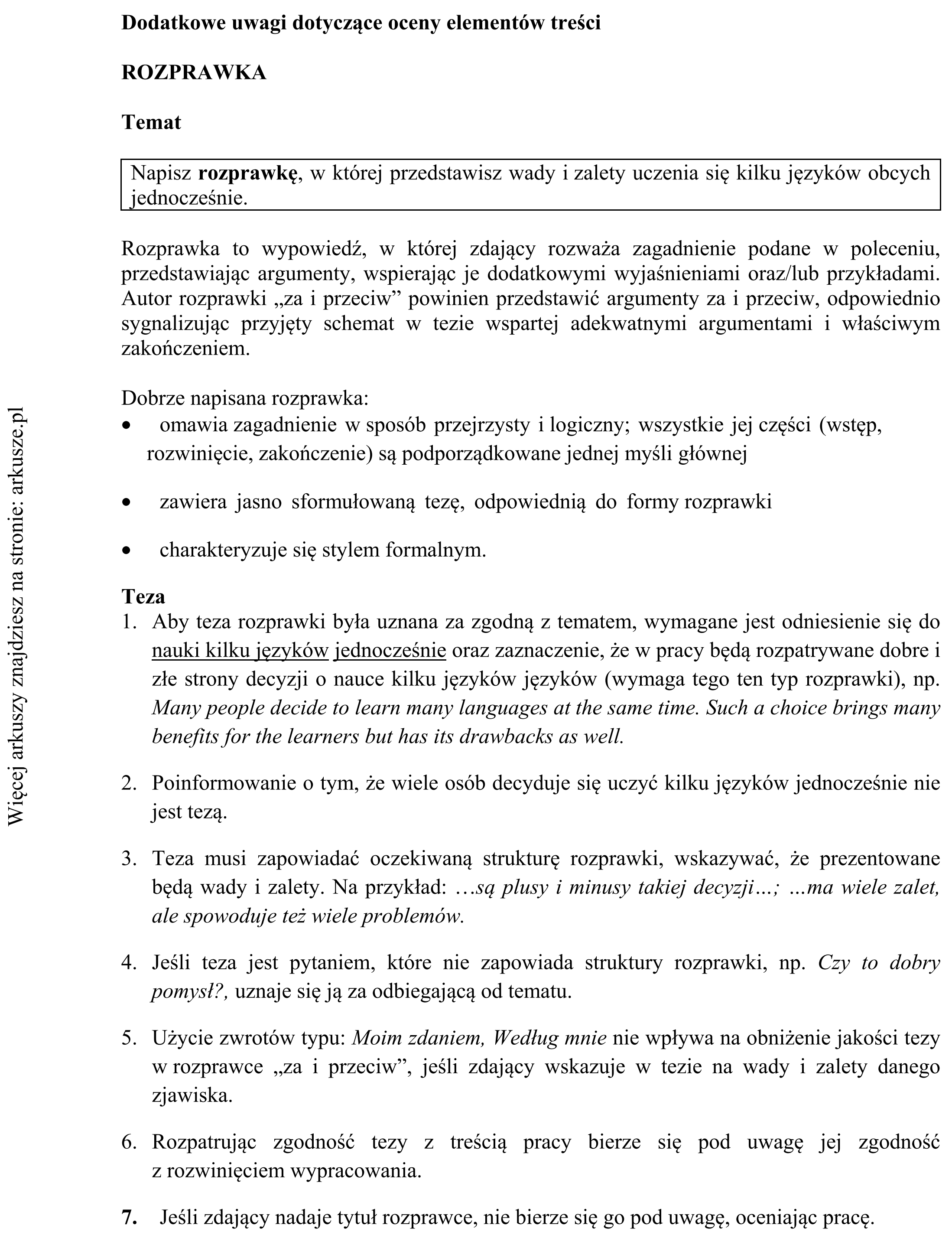 Matura dodatkowa, czerwiec 2019, odpowiedź do zadania 10, fragment 4