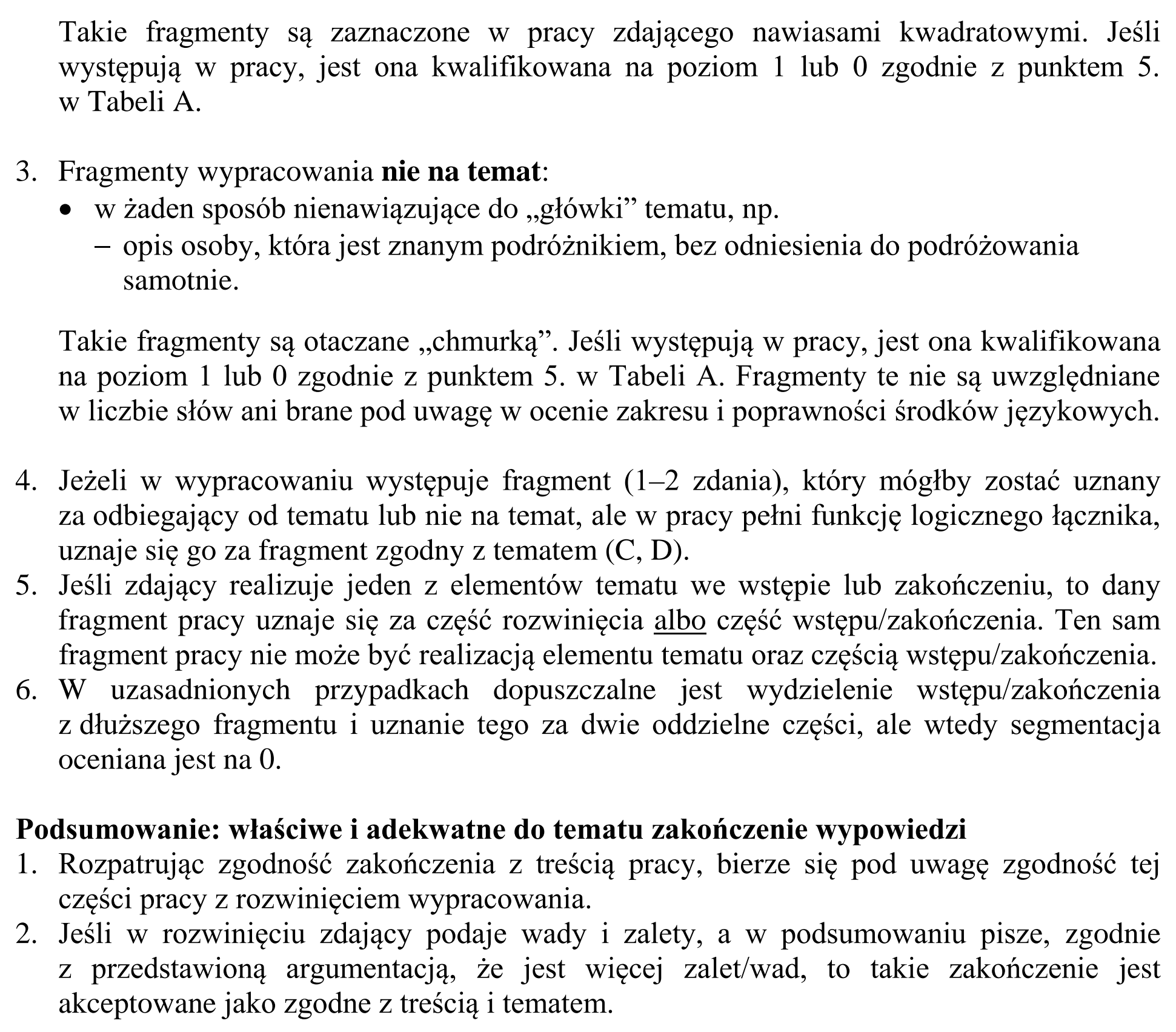 Matura, maj 2015, odpowiedź do zadania 10, fragment 6