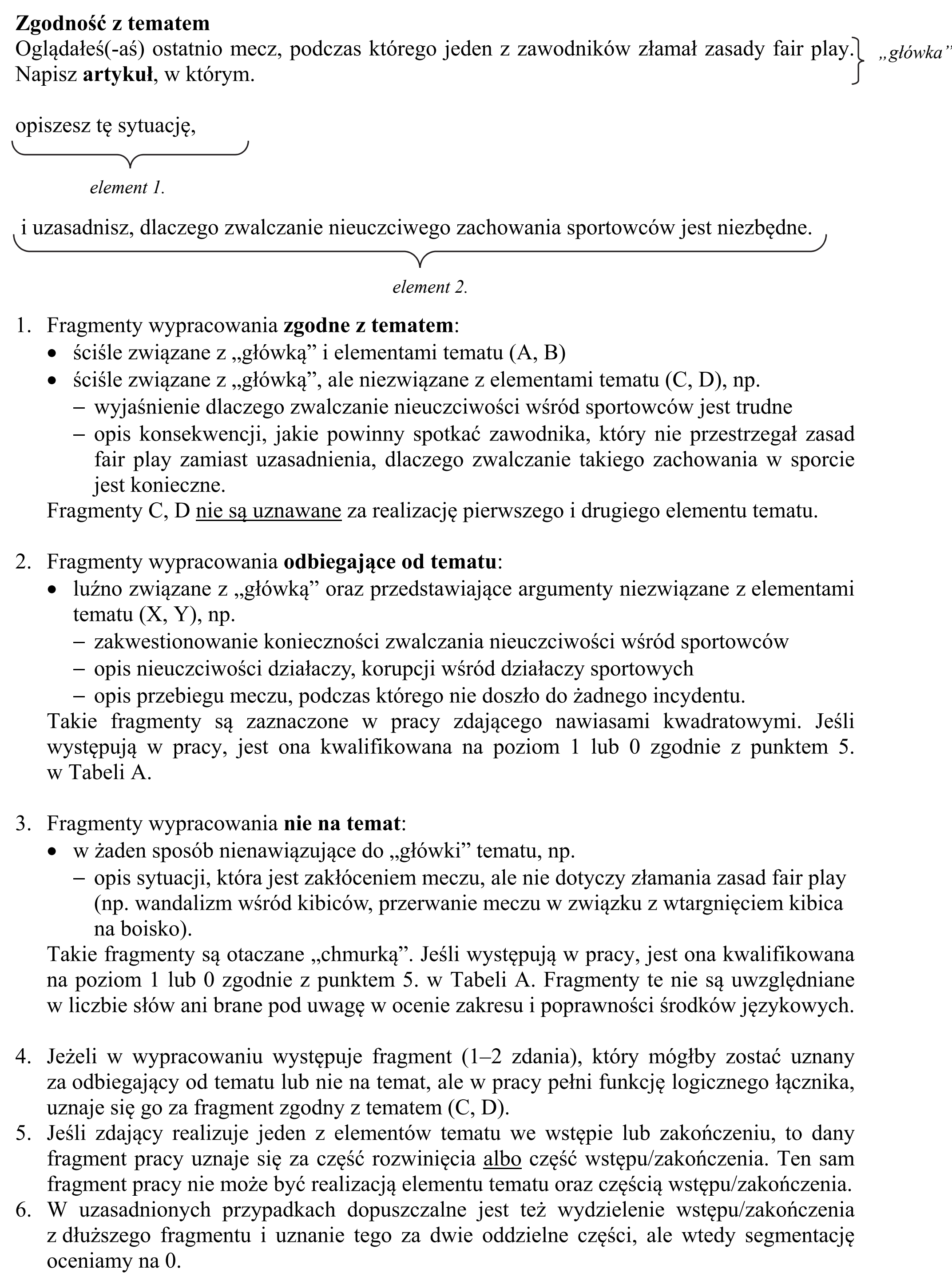 Matura, maj 2016, odpowiedź do zadania 10, fragment 10