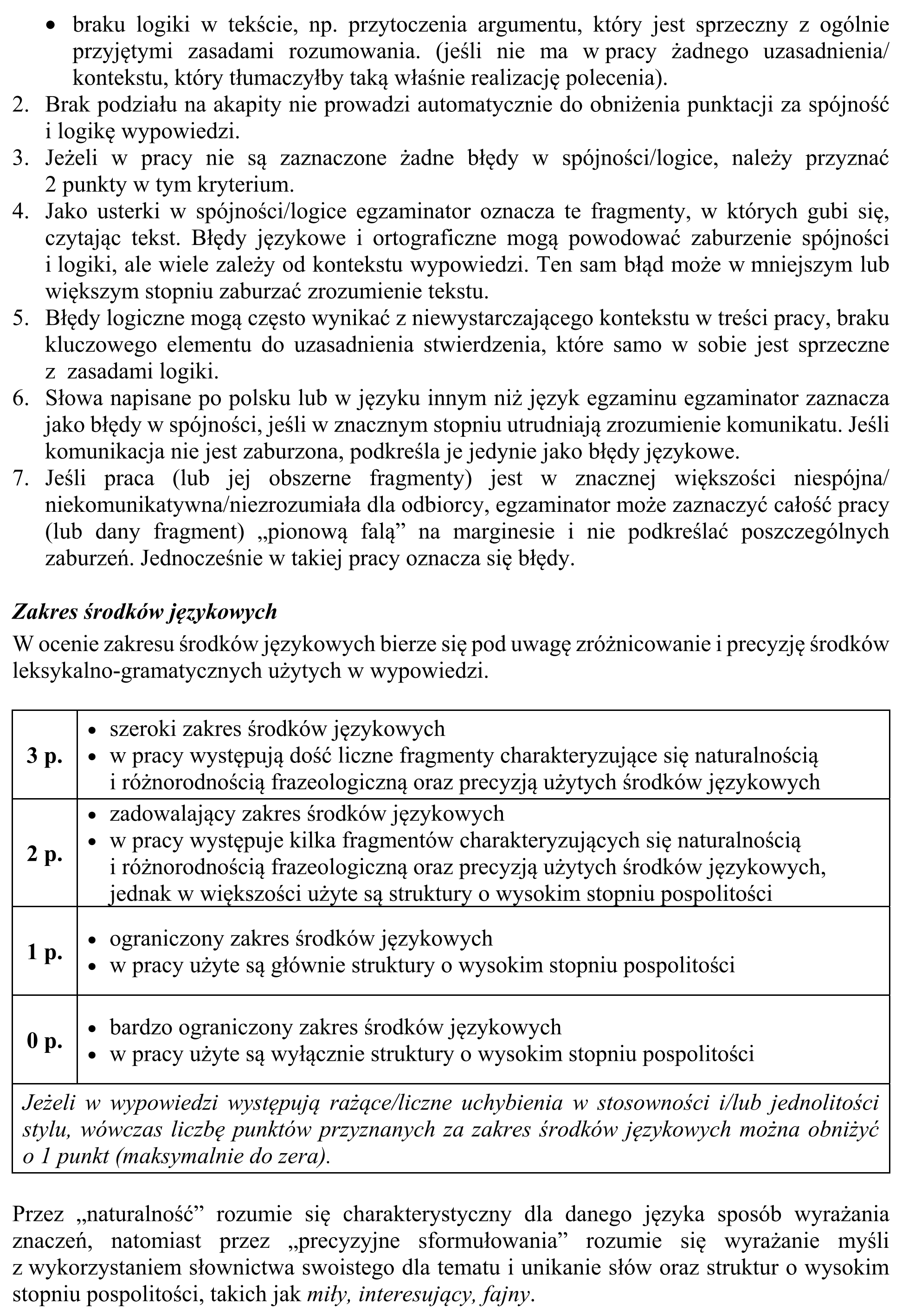 Matura, maj 2017, odpowiedź do zadania 10, fragment 12