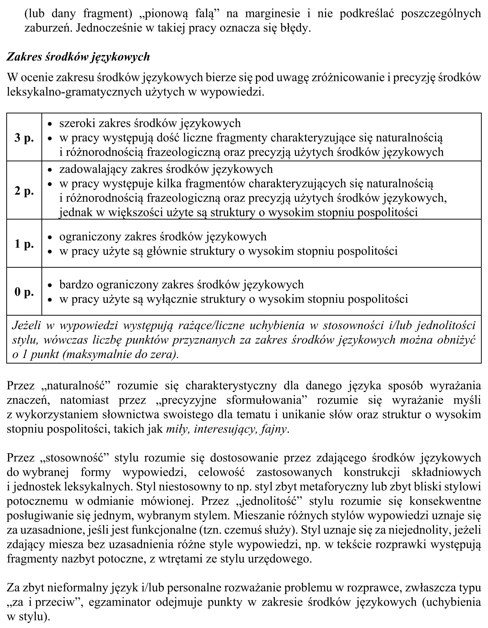 Matura, maj 2018, odpowiedź do zadania 10, fragment 12