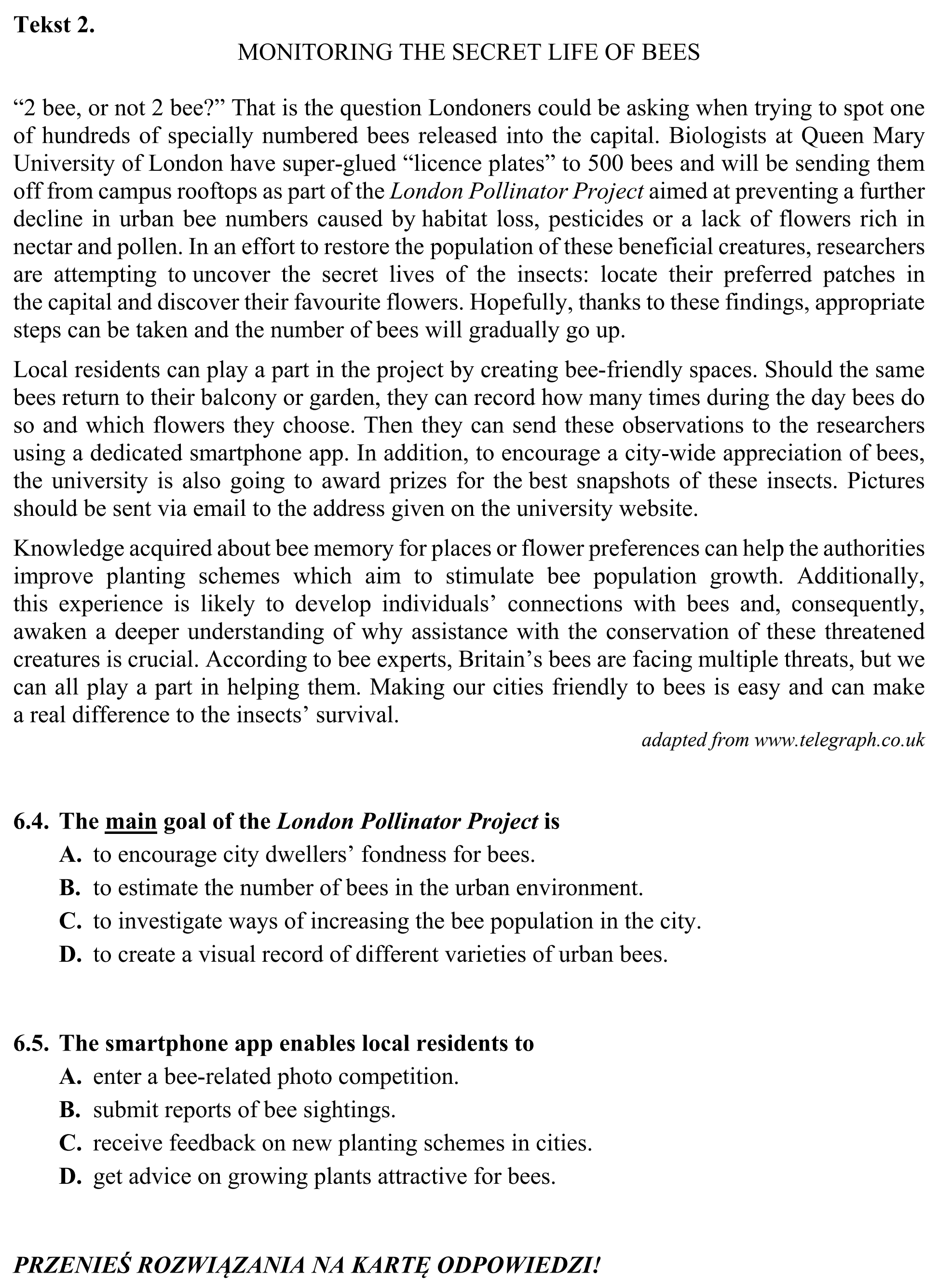 Matura, maj 2020, podgląd zadania 6, fragment 3