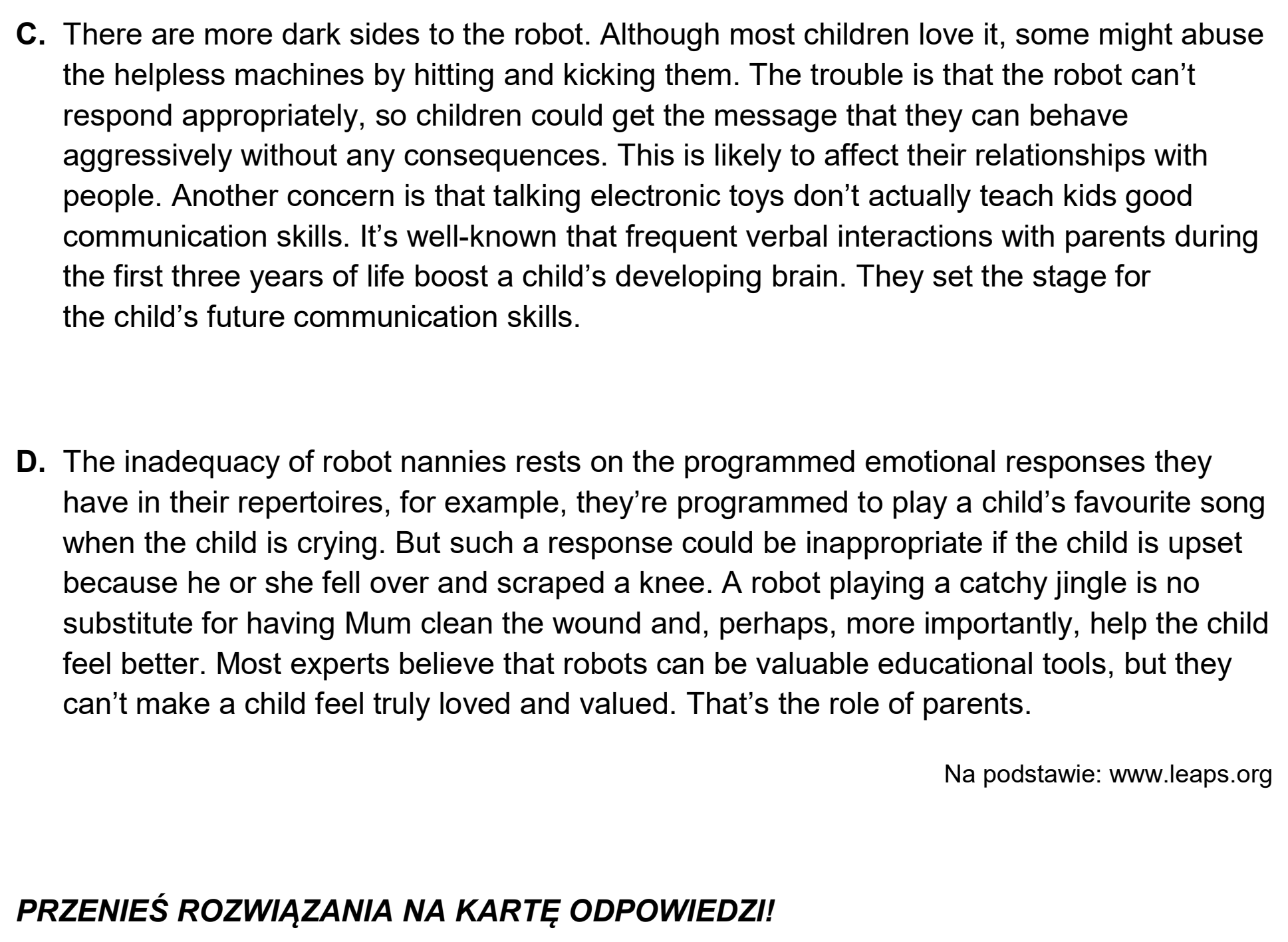 Matura dodatkowa, czerwiec 2026, podgląd zadania 4, fragment 2