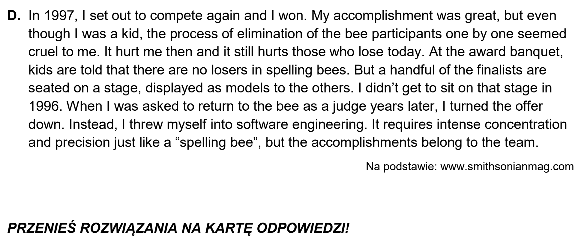 Matura próbna, grudzien 2024, podgląd zadania 4, fragment 2