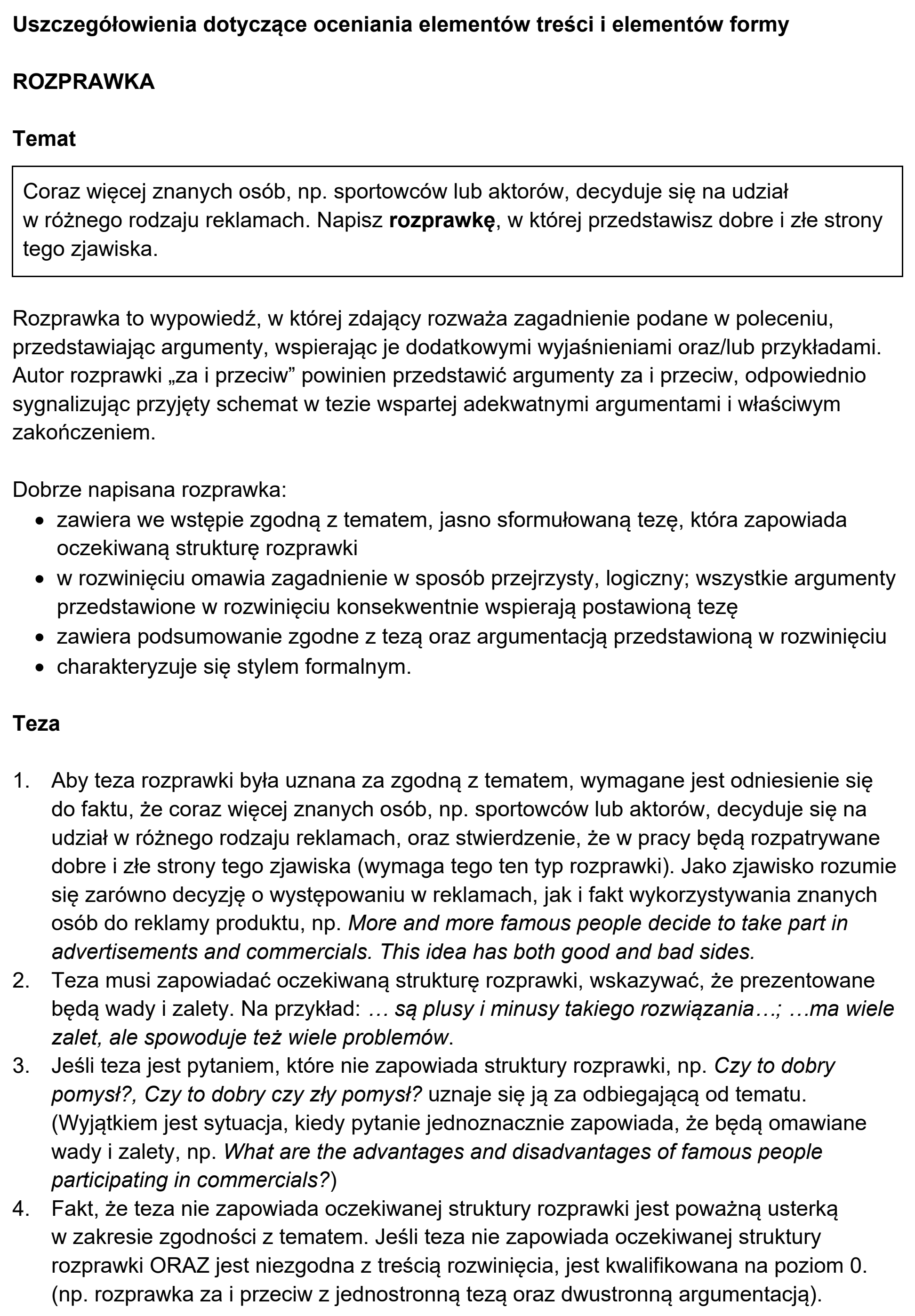 Matura, maj 2023, odpowiedź do zadania 10, fragment 2