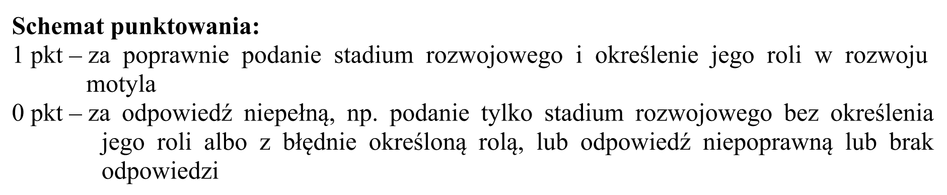 Matura dodatkowa, czerwiec 2015, odpowiedź do zadania 10.1, fragment 2
