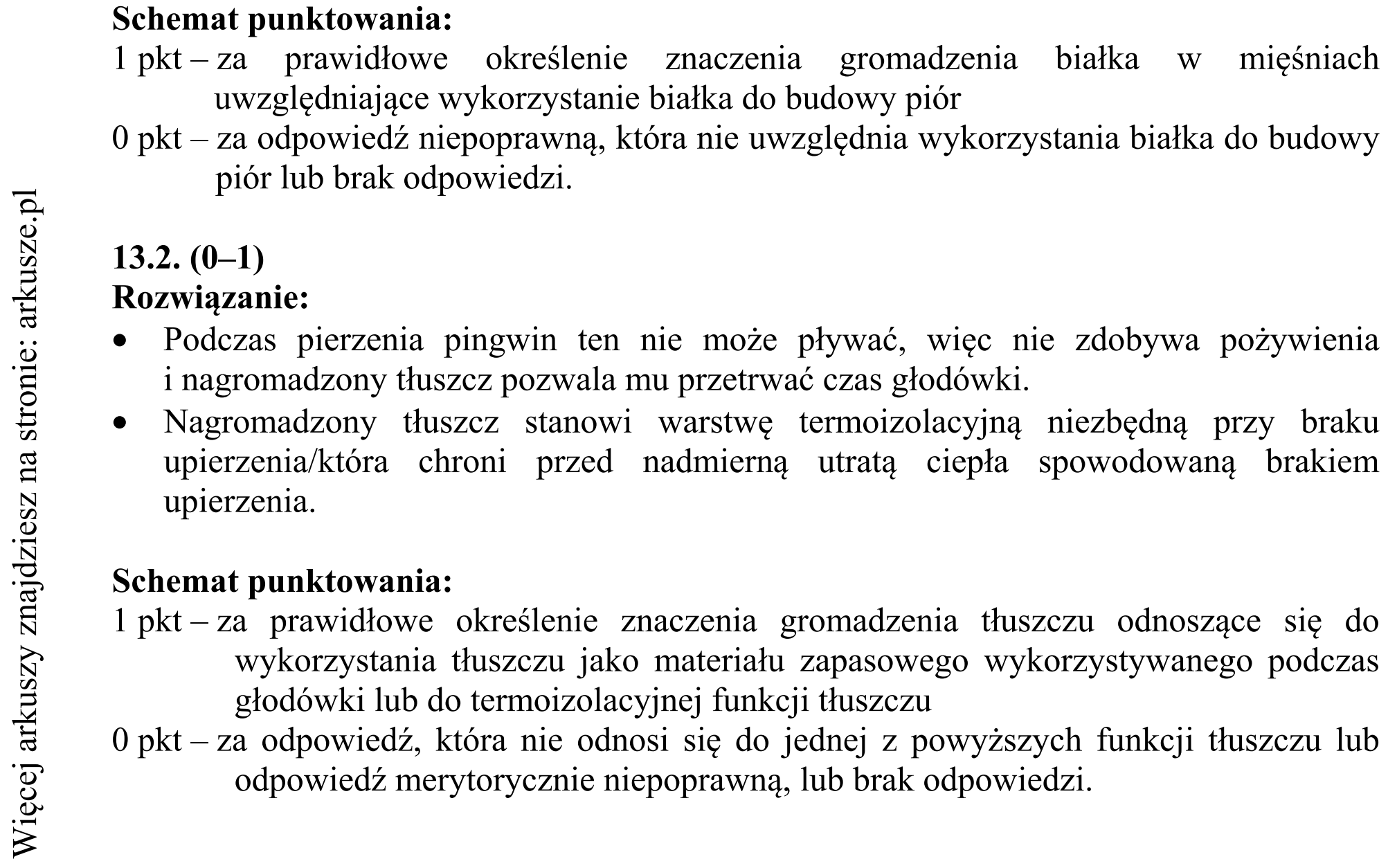 Matura dodatkowa, czerwiec 2015, odpowiedź do zadania 13.1