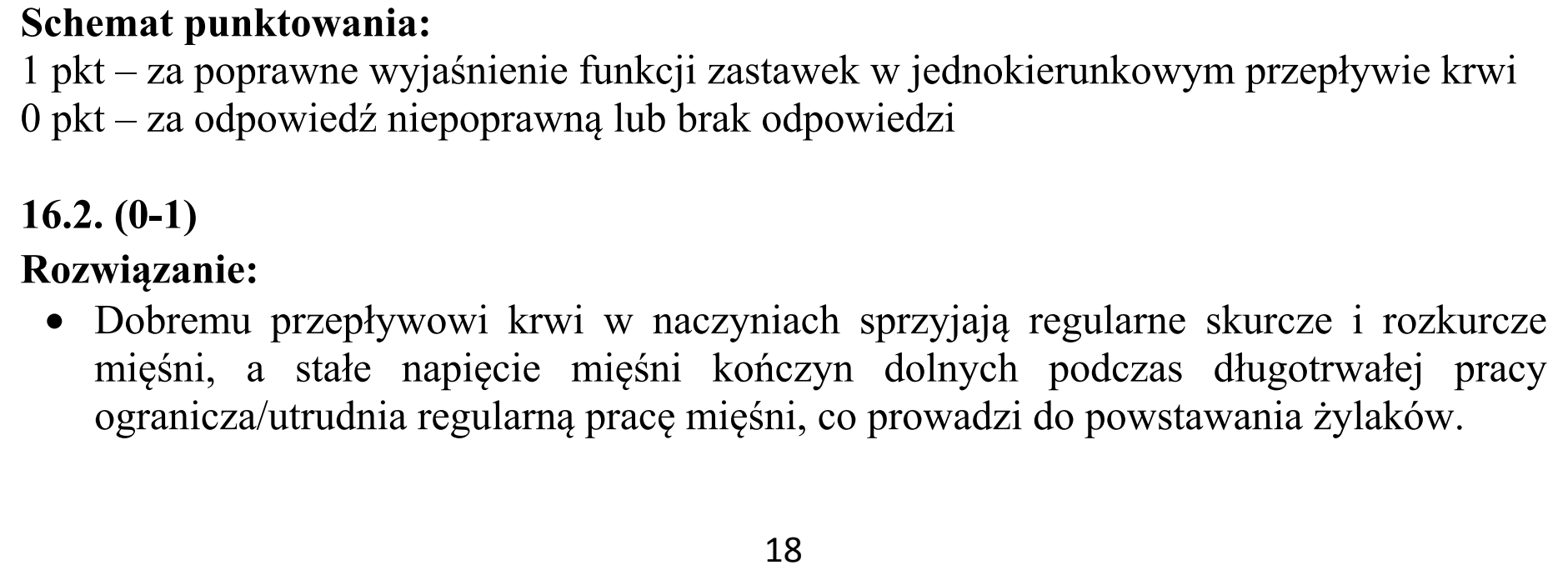 Matura dodatkowa, czerwiec 2015, odpowiedź do zadania 16.1, fragment 1