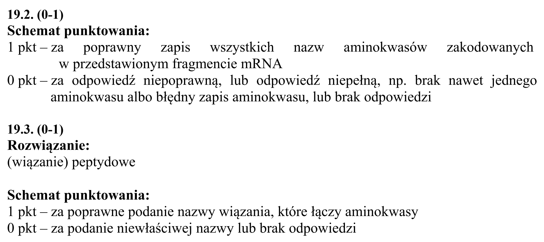 Matura dodatkowa, czerwiec 2015, odpowiedź do zadania 19.1, fragment 2