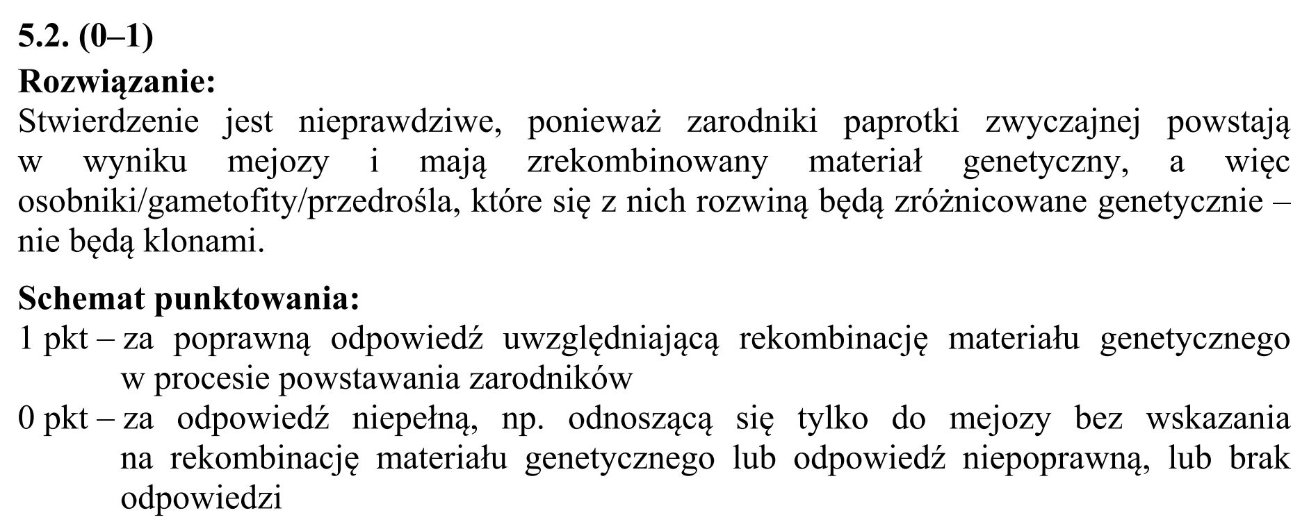 Matura dodatkowa, czerwiec 2015, odpowiedź do zadania 5.1, fragment 2