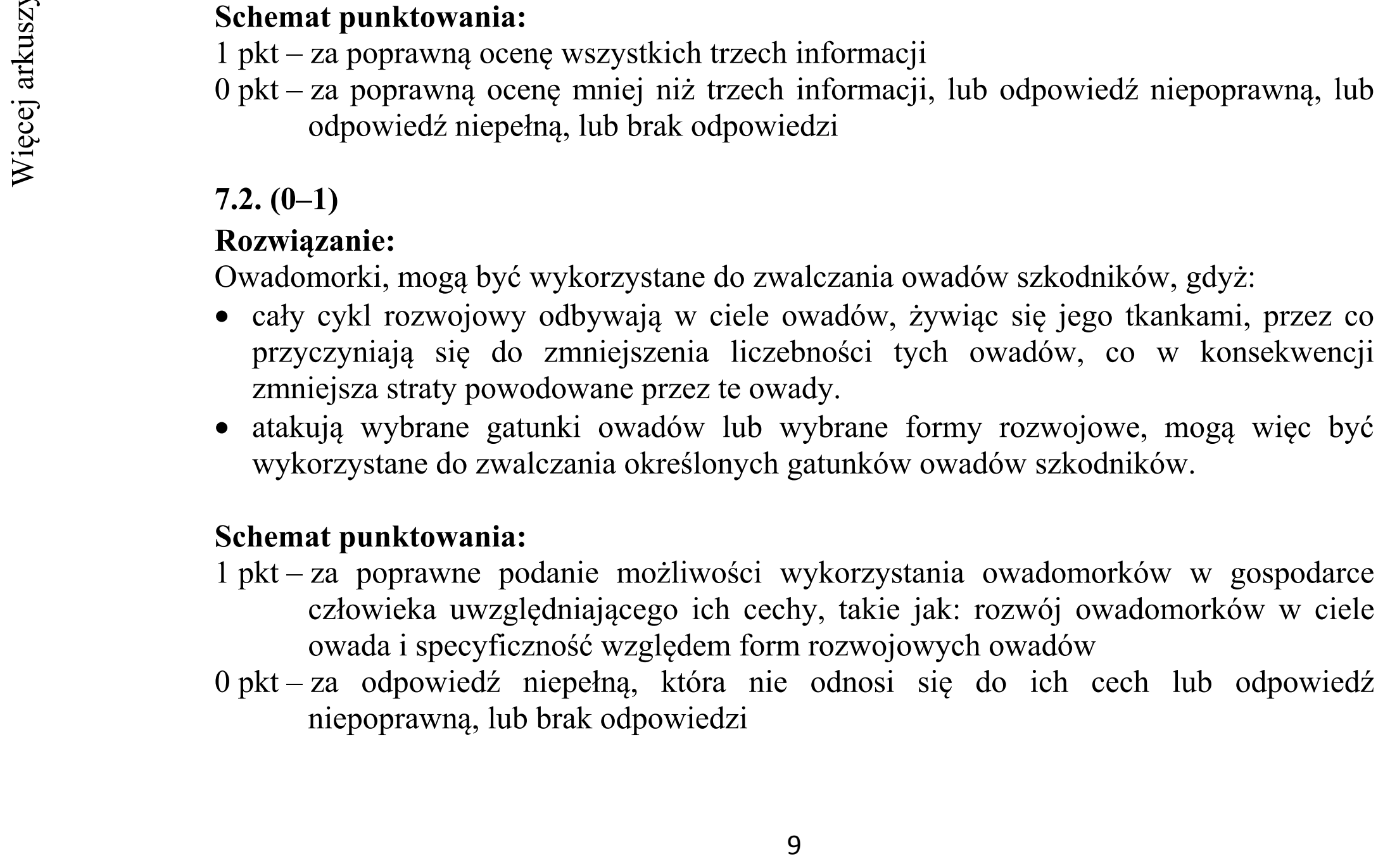 Matura dodatkowa, czerwiec 2015, odpowiedź do zadania 7.1