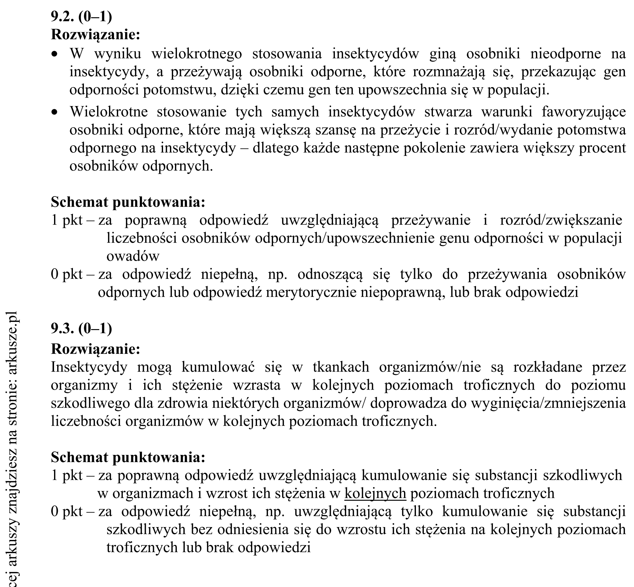 Matura dodatkowa, czerwiec 2015, odpowiedź do zadania 9.1, fragment 2