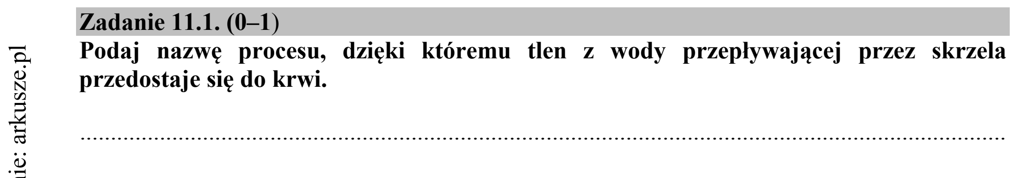 Matura dodatkowa, czerwiec 2015, zadanie 11.1