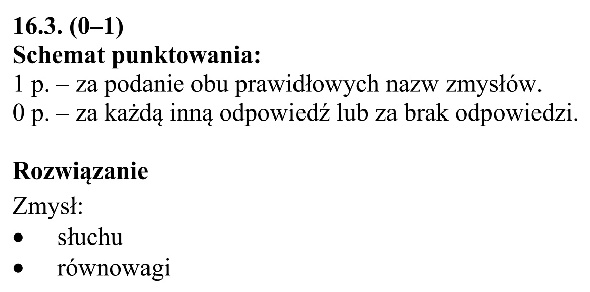 Matura dodatkowa, czerwiec 2016, odpowiedź do zadania 16.1, fragment 2