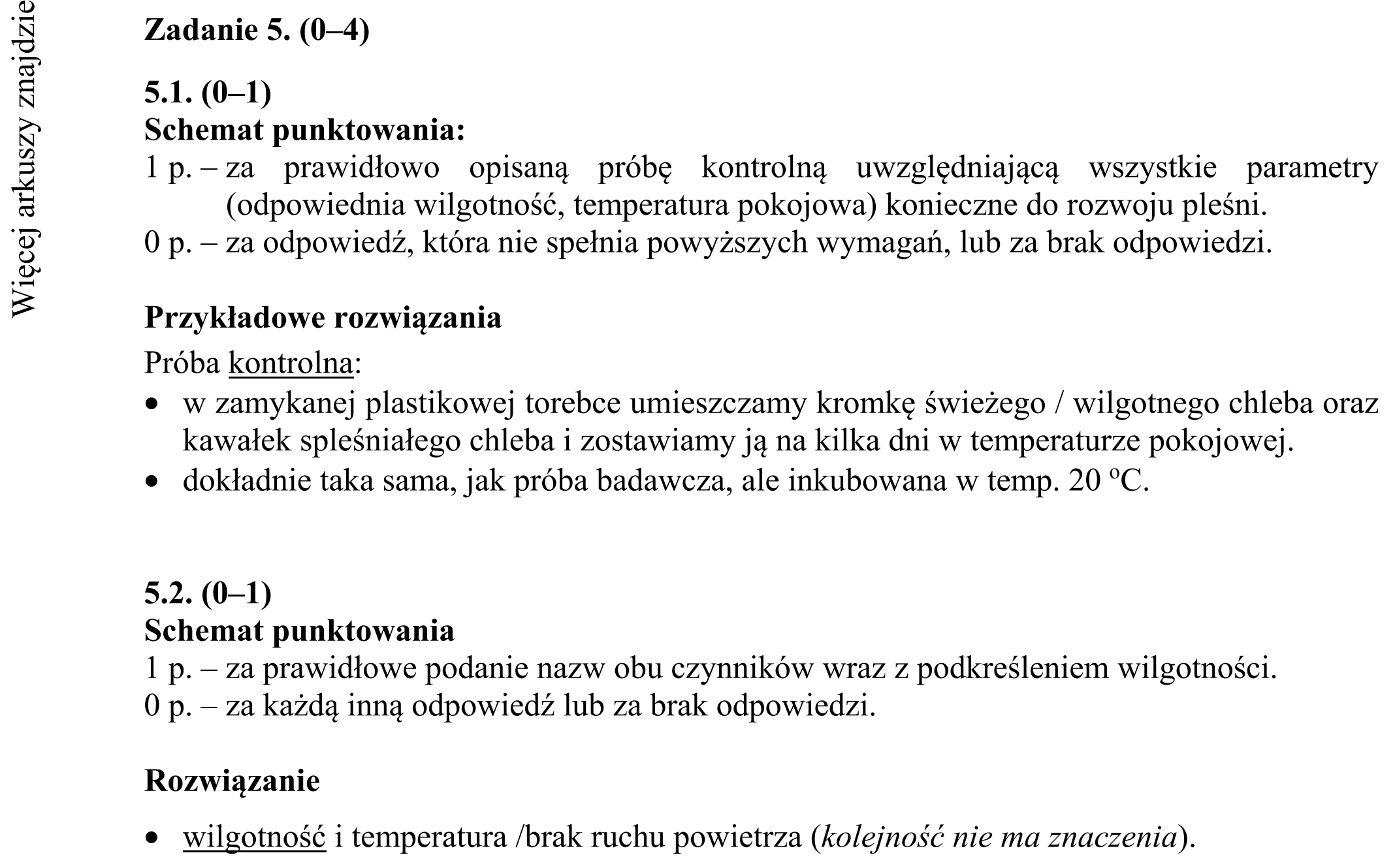 Matura dodatkowa, czerwiec 2016, odpowiedź do zadania 5.1, fragment 1