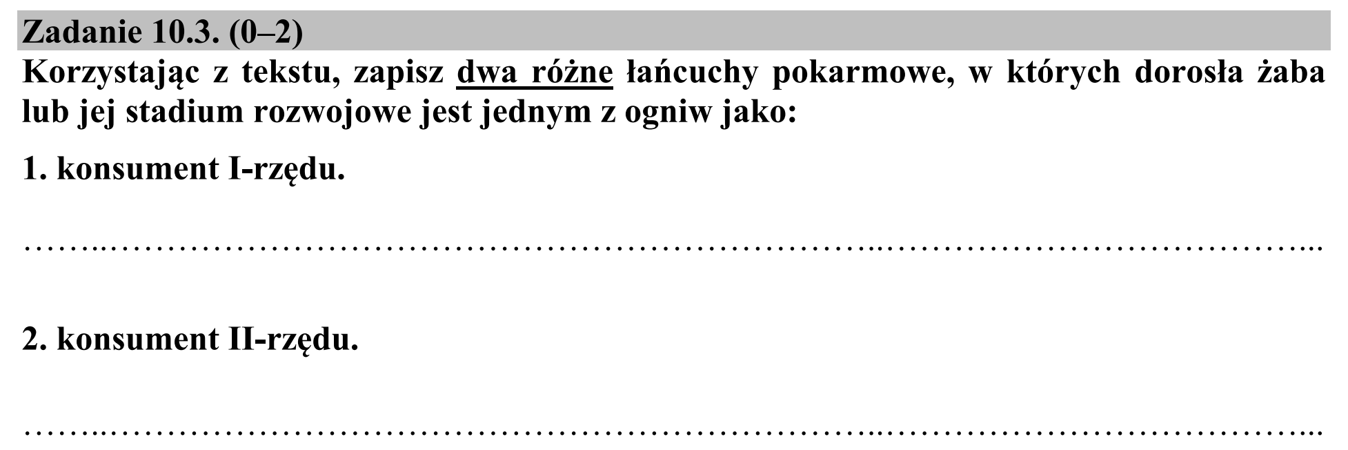 Matura dodatkowa, czerwiec 2016, zadanie 10.3
