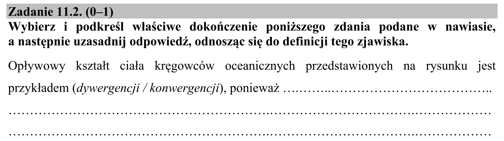 Matura dodatkowa, czerwiec 2016, zadanie 11.2