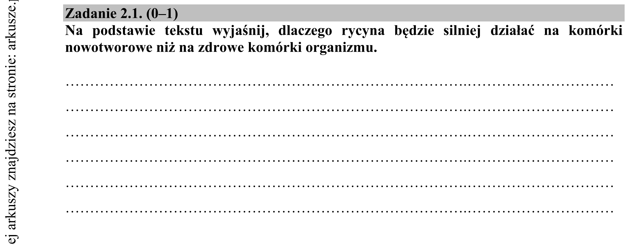 Matura dodatkowa, czerwiec 2016, zadanie 2.1