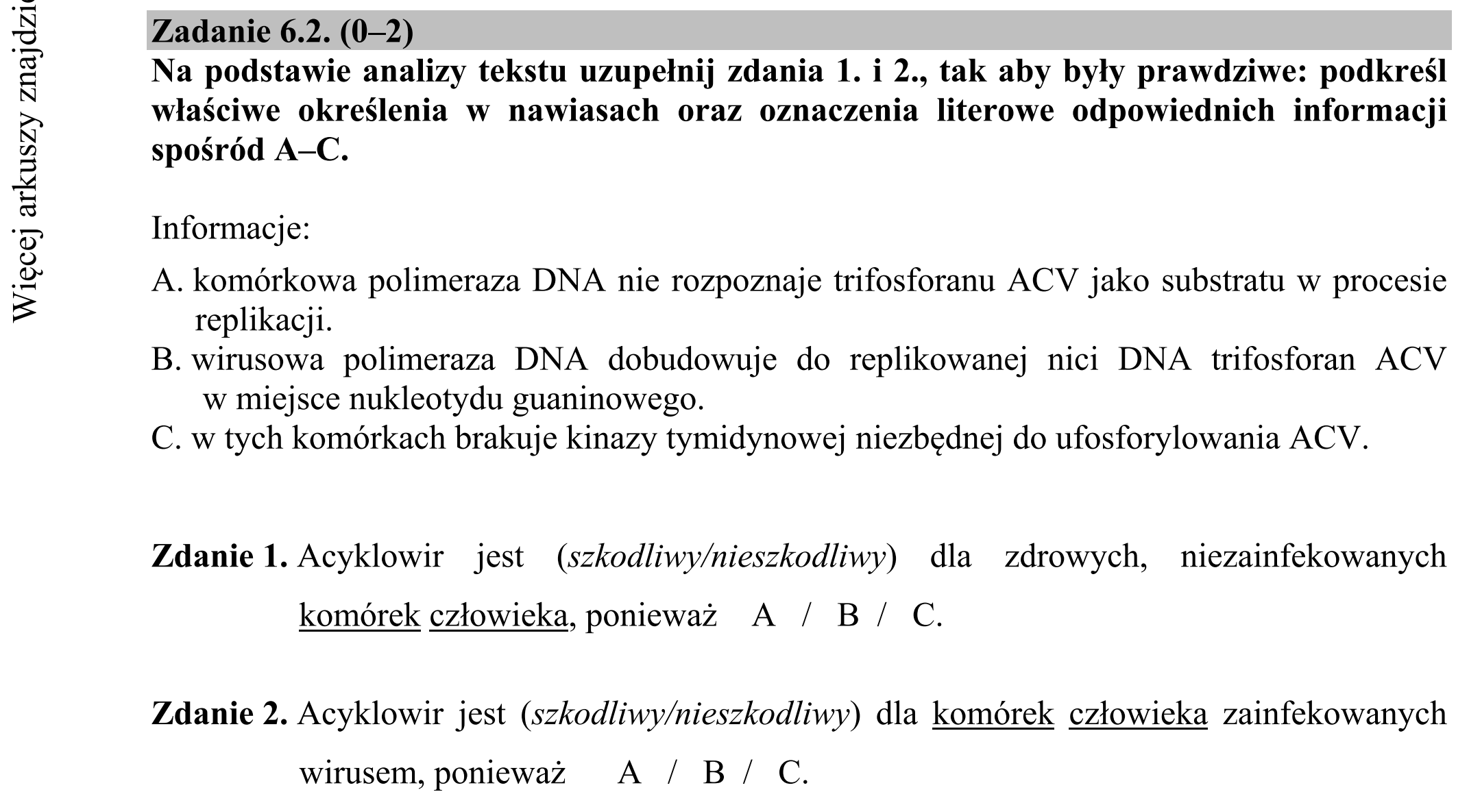 Matura dodatkowa, czerwiec 2016, zadanie 6.2