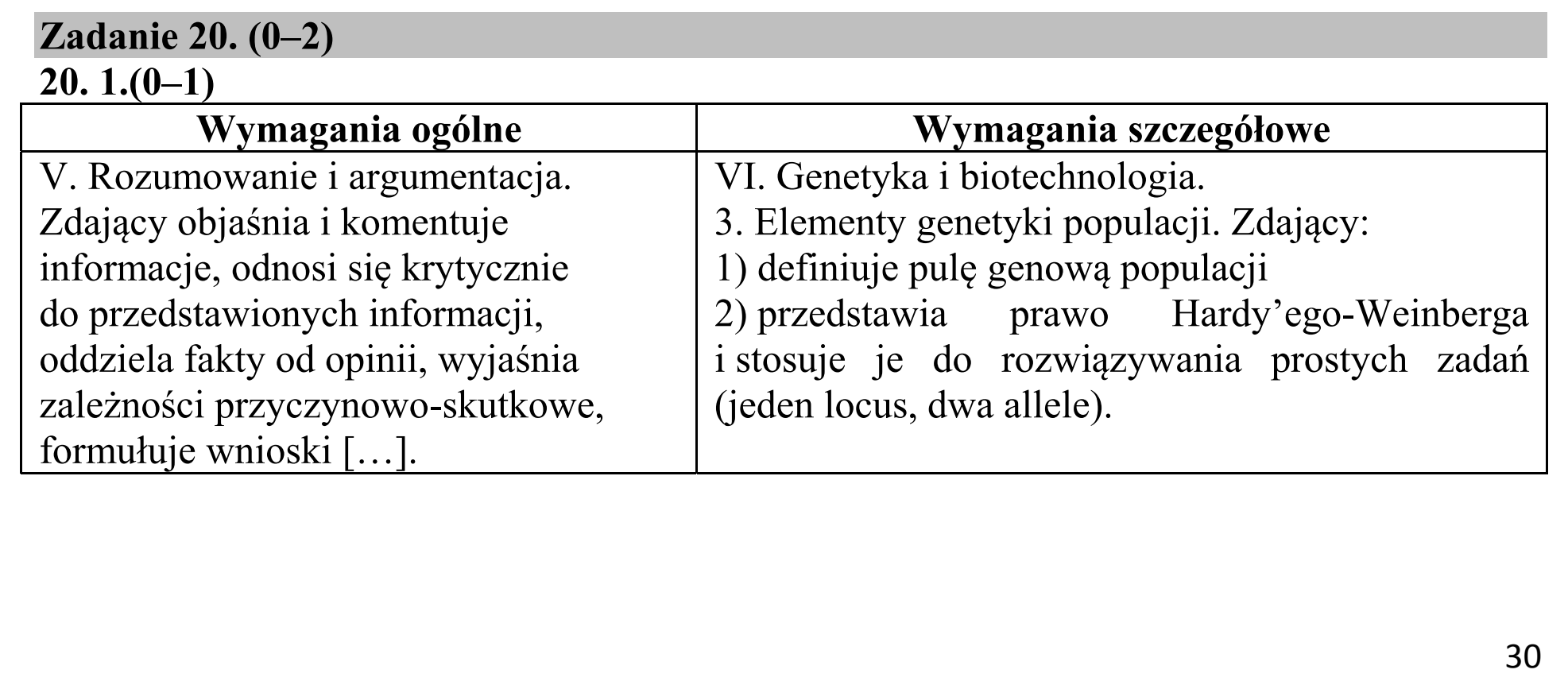 Matura dodatkowa, czerwiec 2017, odpowiedź do zadania 20.1, fragment 1