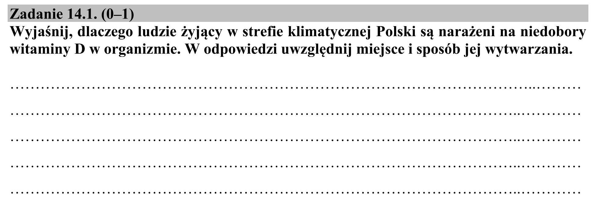 Matura dodatkowa, czerwiec 2017, zadanie 14.1