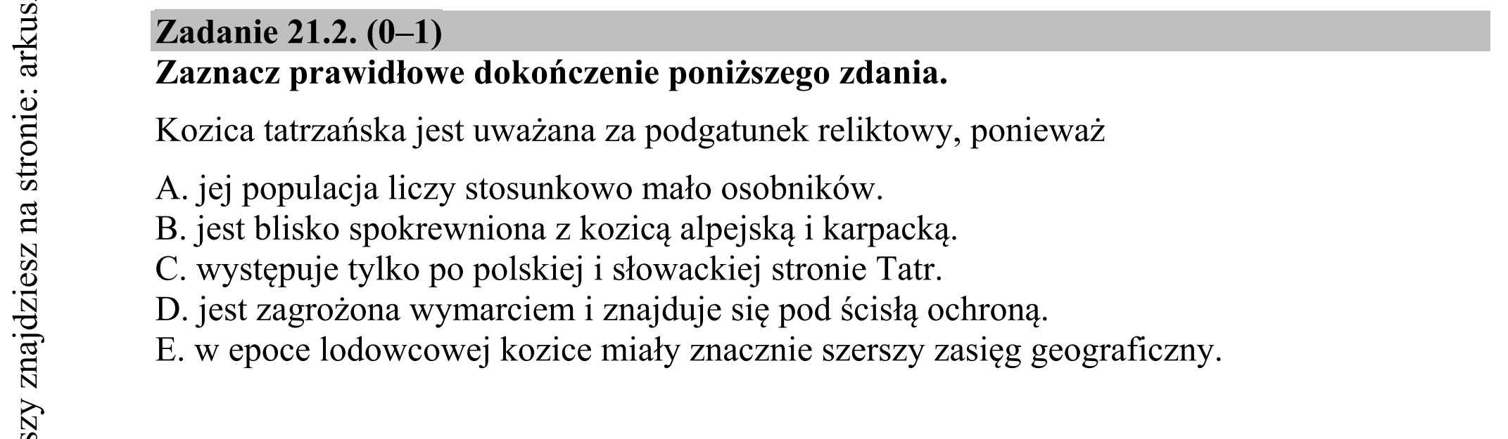 Matura dodatkowa, czerwiec 2017, zadanie 21.2