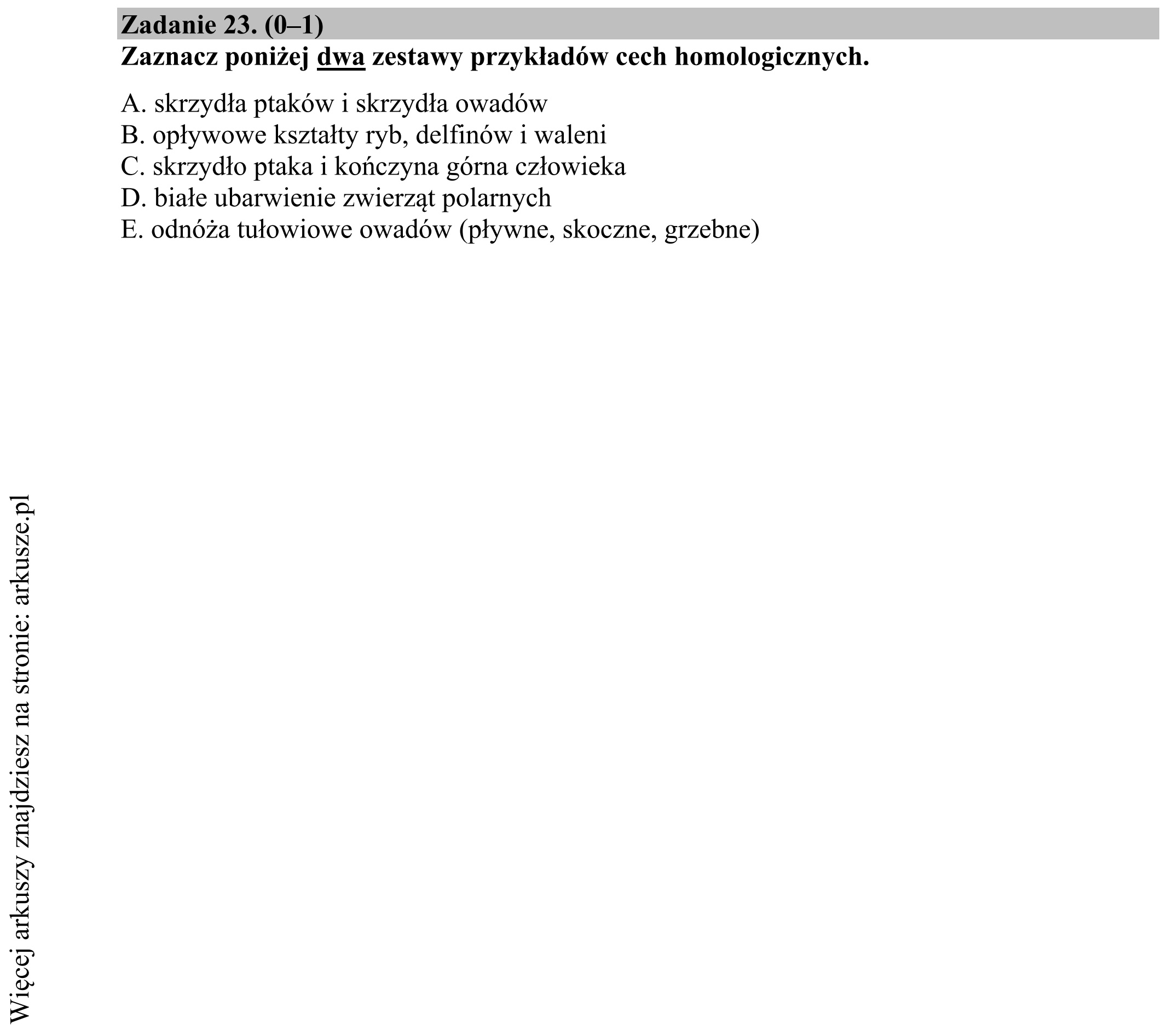 Matura dodatkowa, czerwiec 2017, podgląd zadania 23