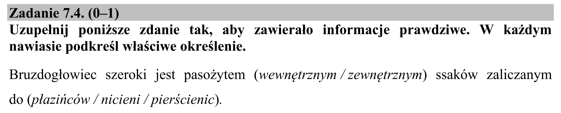 Matura dodatkowa, czerwiec 2017, zadanie 7.4