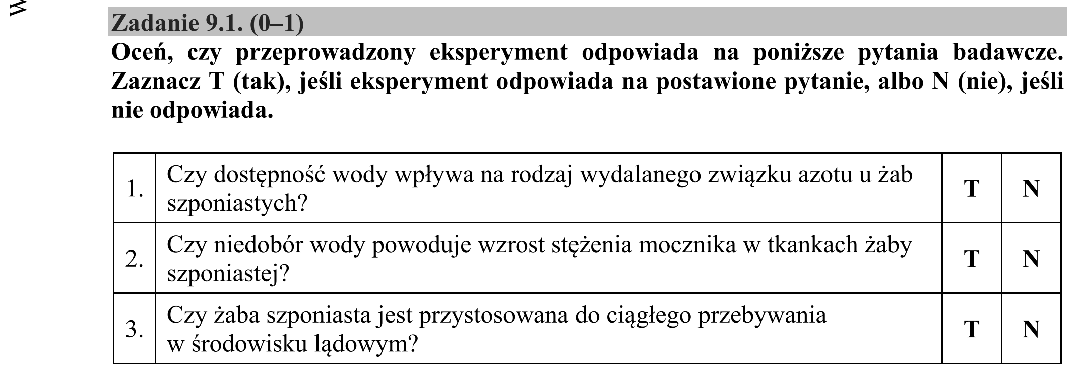 Matura dodatkowa, czerwiec 2017, zadanie 9.1