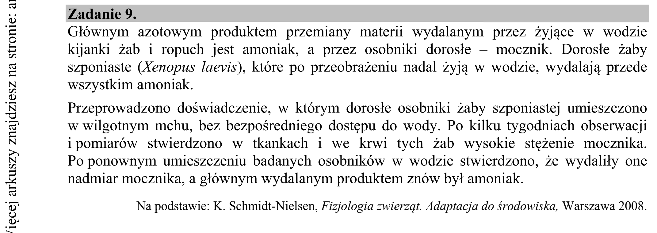 Matura dodatkowa, czerwiec 2017, wstęp zadania 9