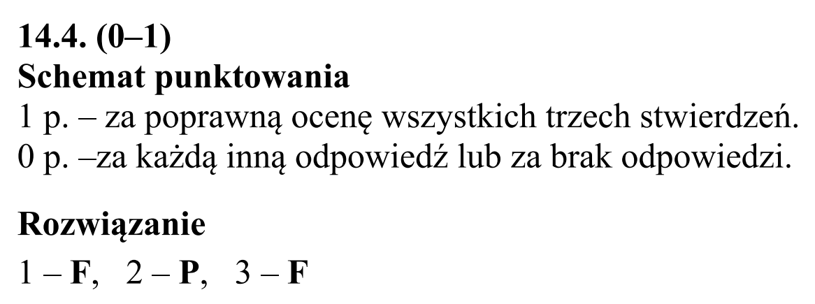 Matura dodatkowa, czerwiec 2018, odpowiedź do zadania 14.1, fragment 2