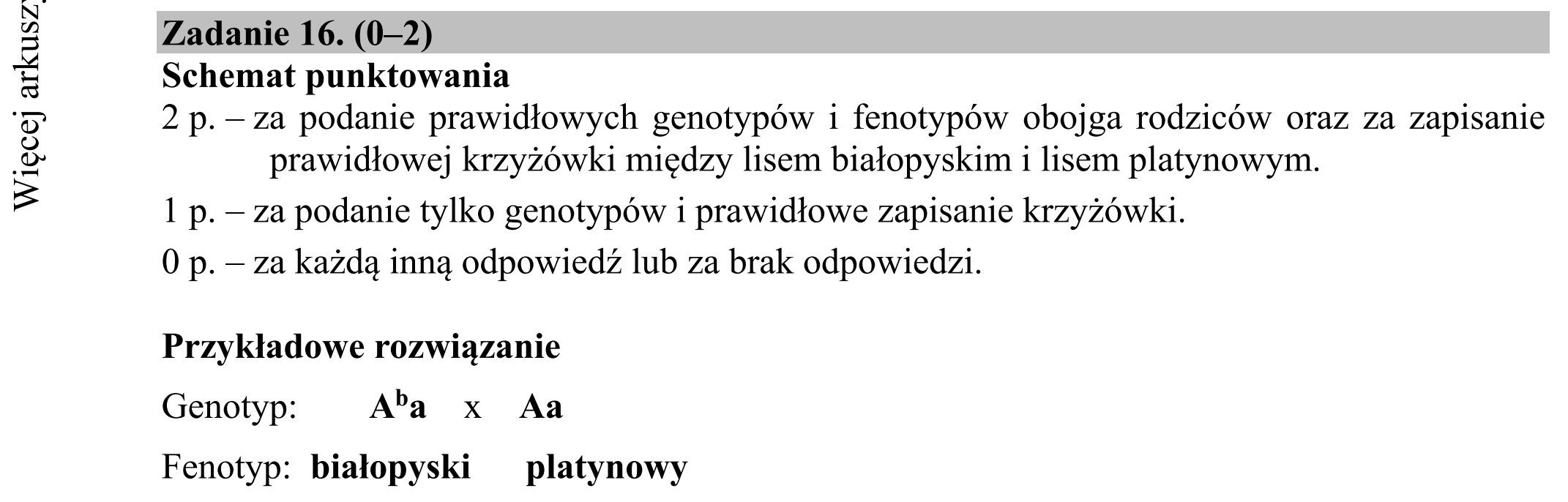 Matura dodatkowa, czerwiec 2018, odpowiedź do zadania 16, fragment 1