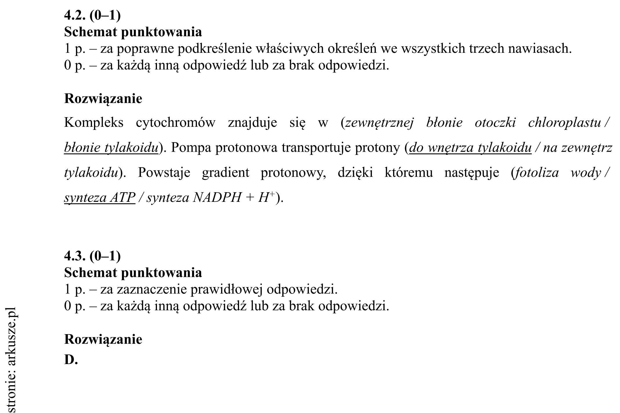 Matura dodatkowa, czerwiec 2018, odpowiedź do zadania 4.1, fragment 2