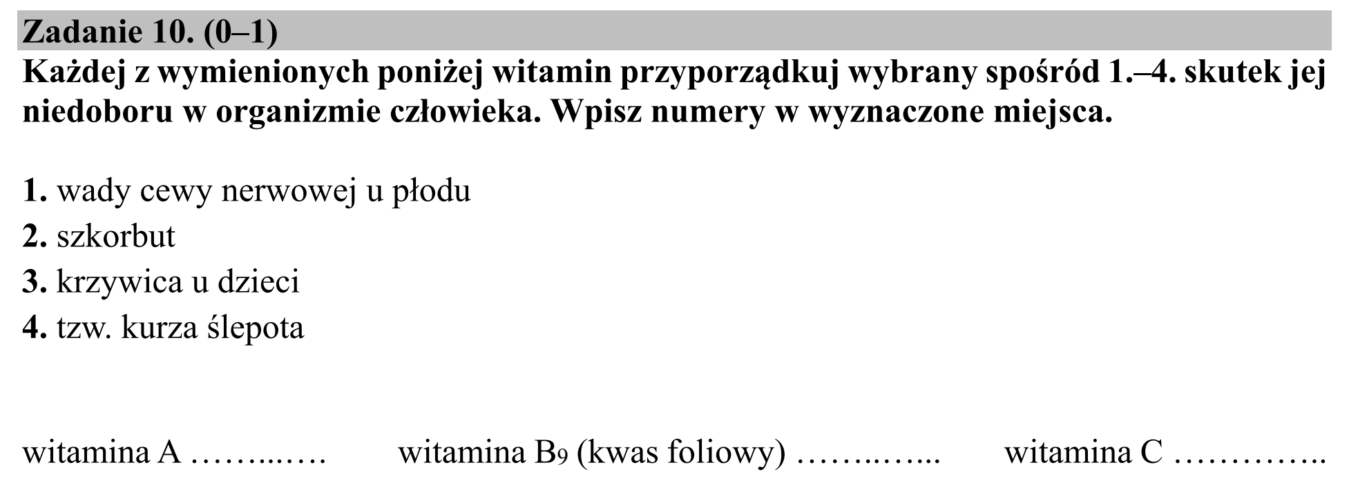 Matura dodatkowa, czerwiec 2018, podgląd zadania 10